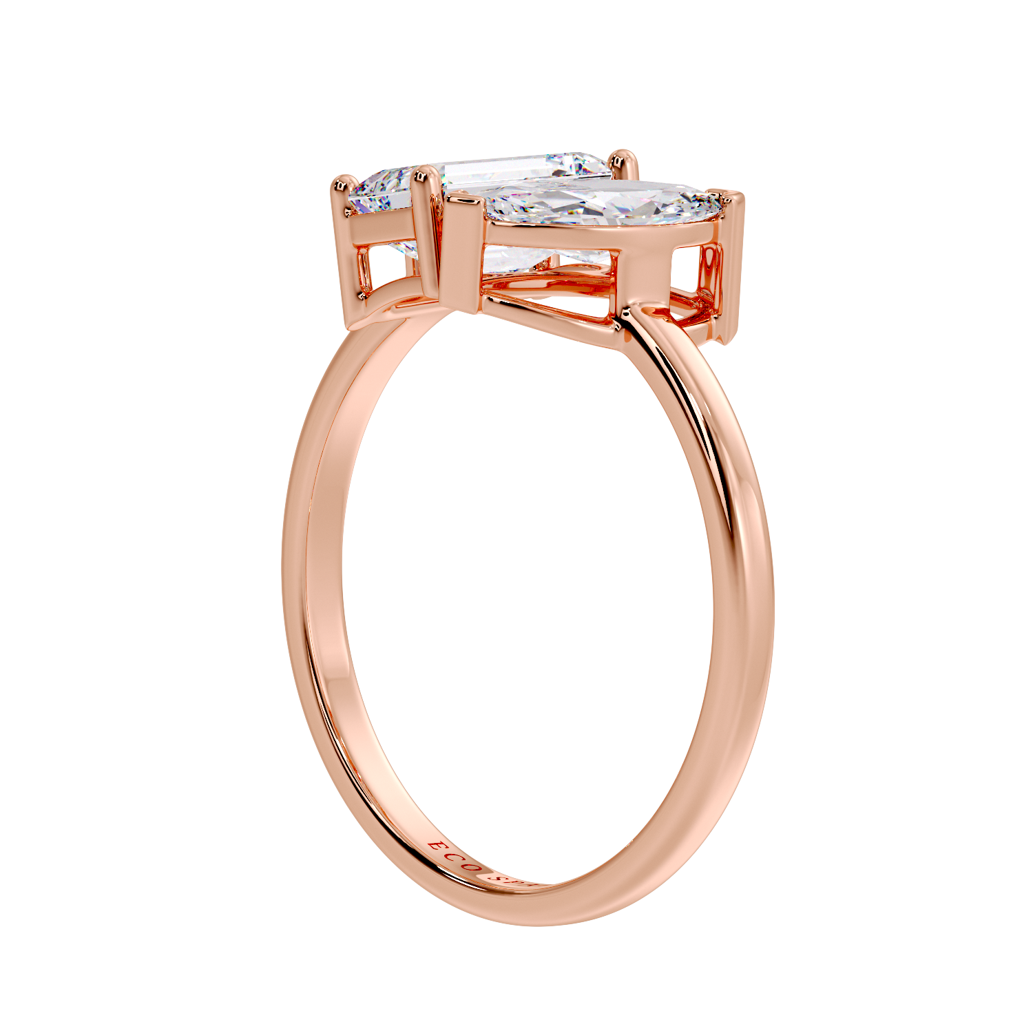 marquise and emerald ring