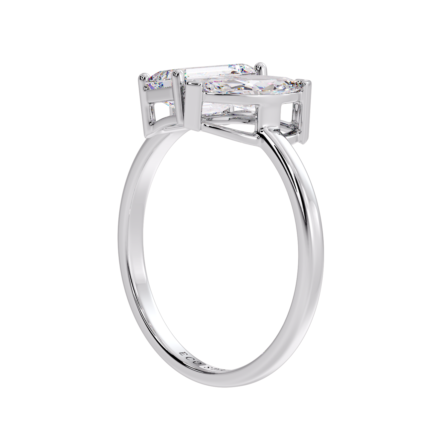 marquise and emerald ring