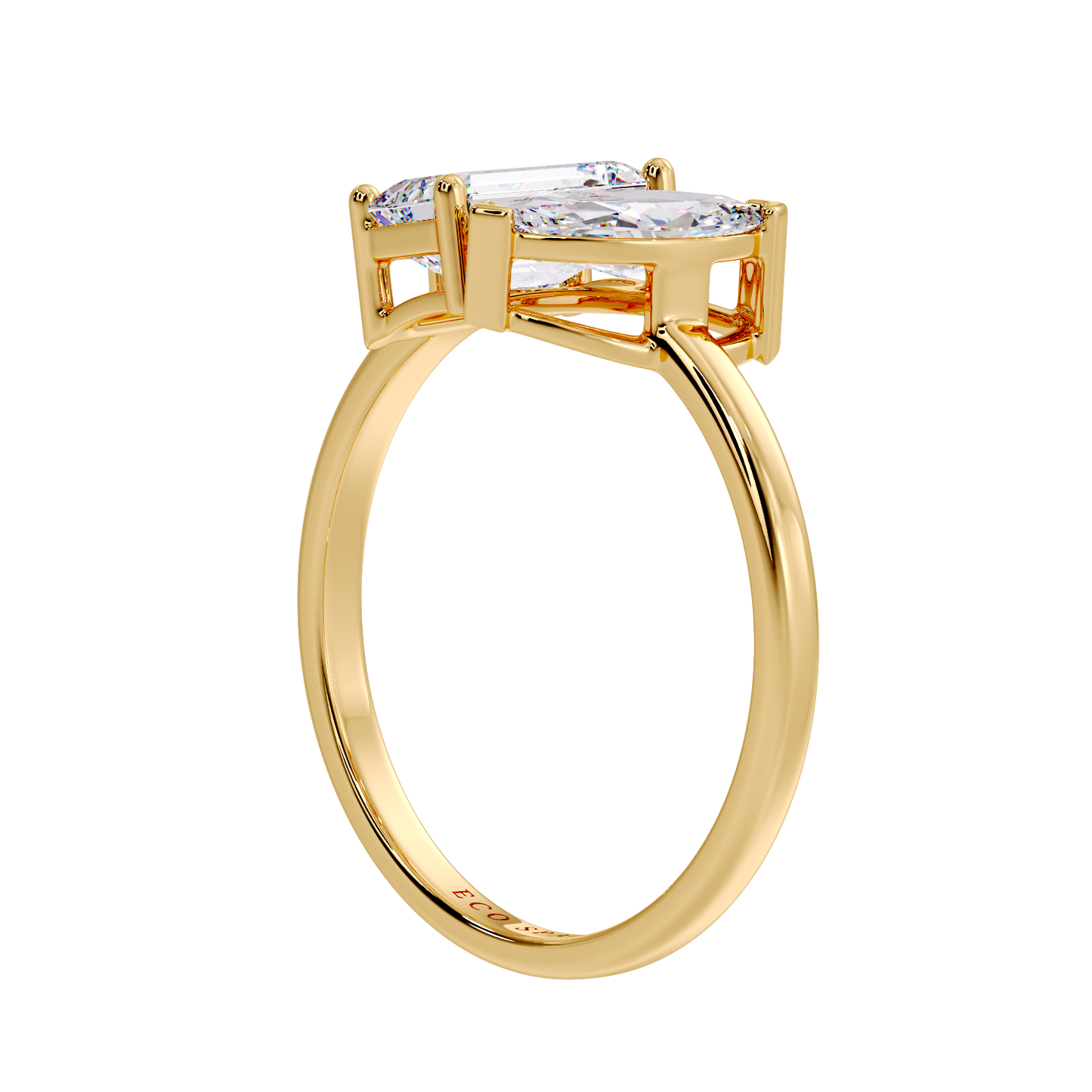 marquise and emerald ring