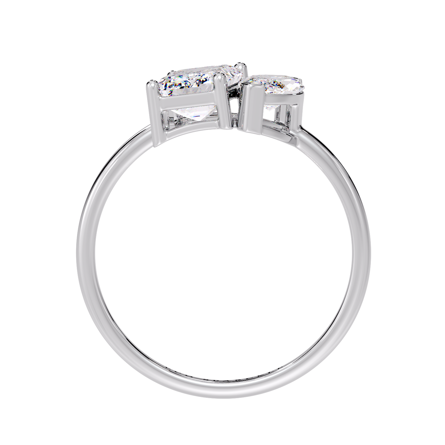 marquise and emerald ring