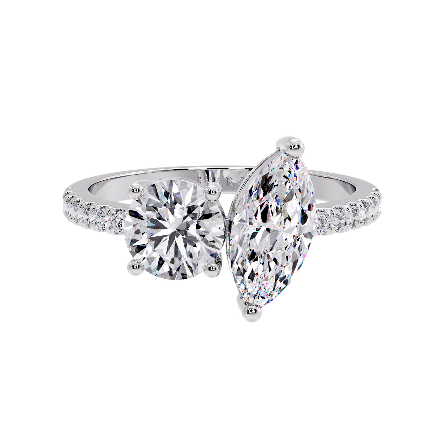 ROUND & MARQUISE RING