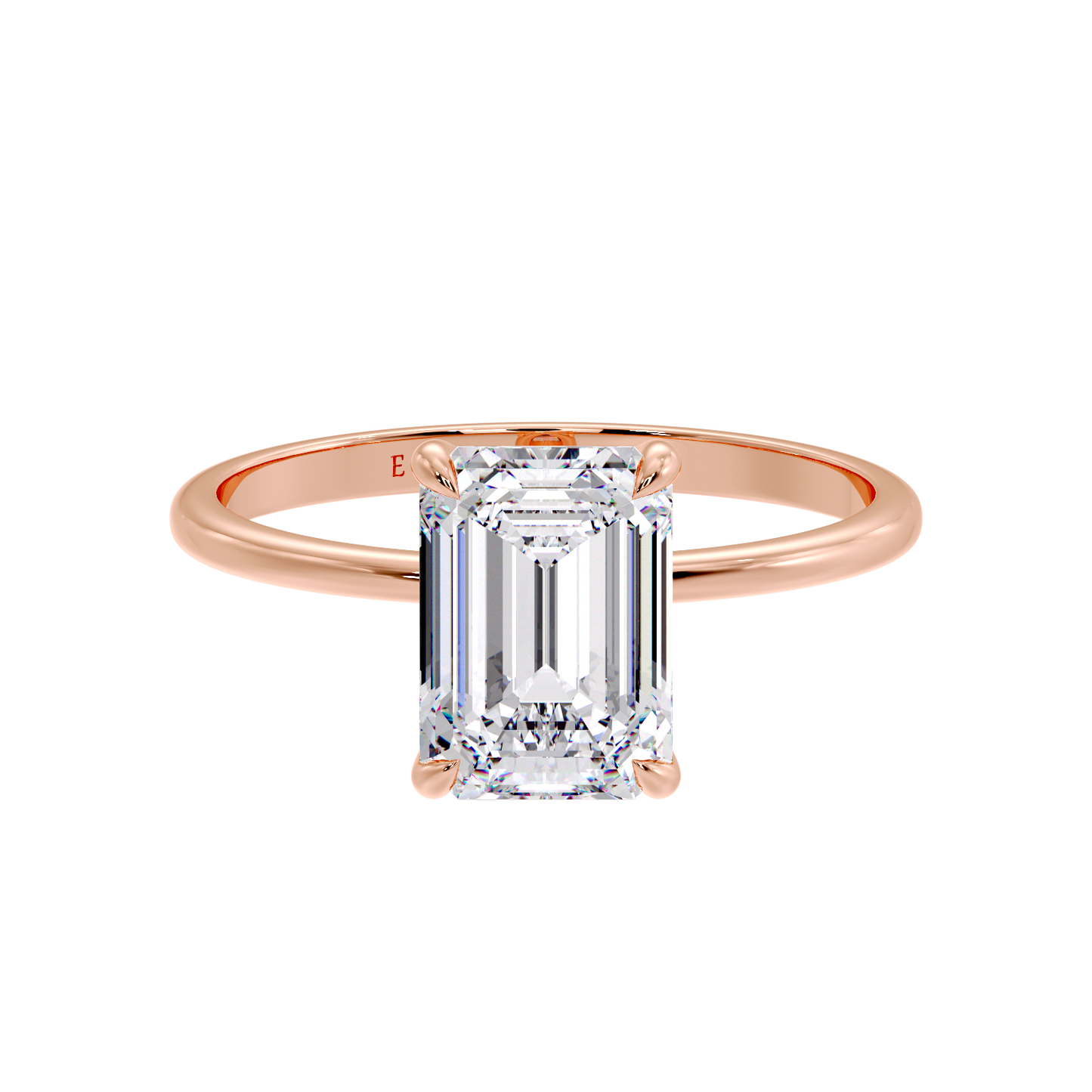 EMERALD SOLITAIRE RING