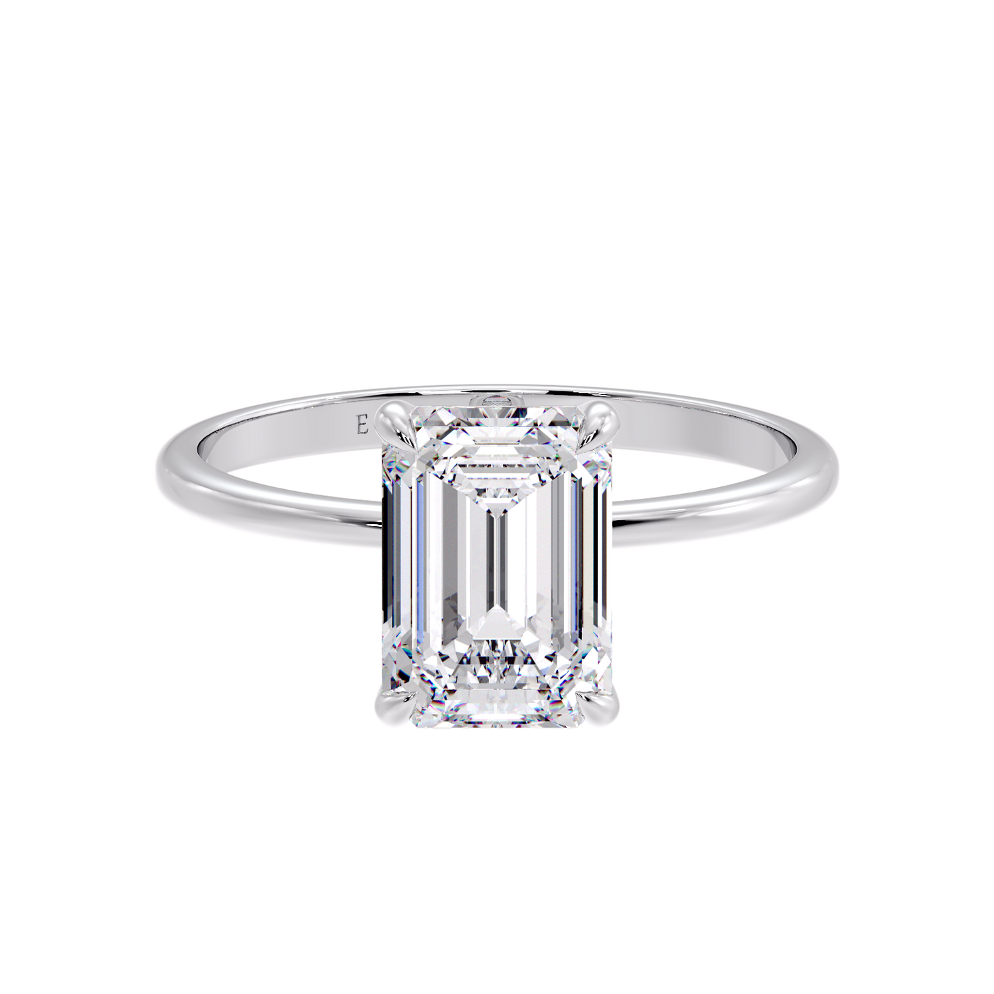 EMERALD SOLITAIRE RING