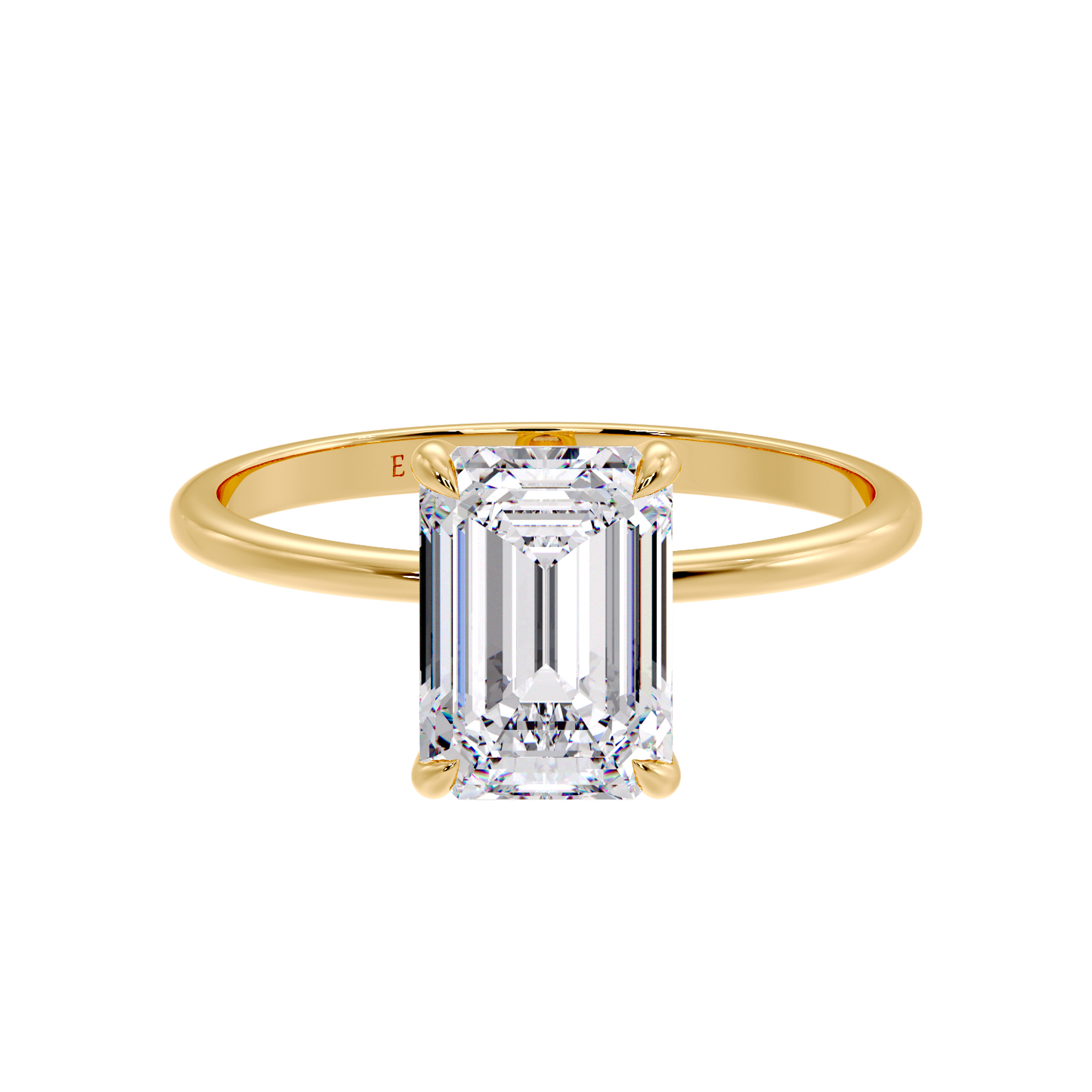 EMERALD SOLITAIRE RING