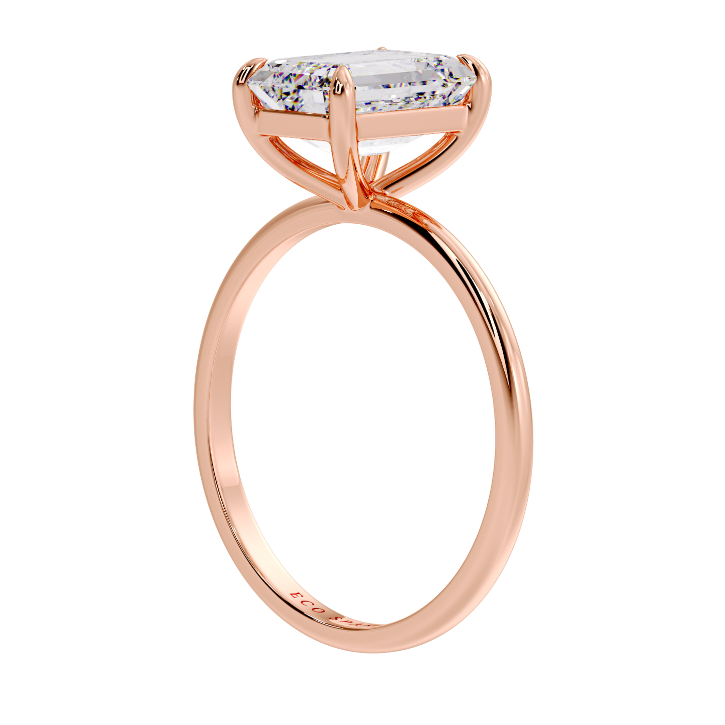 EMERALD SOLITAIRE RING