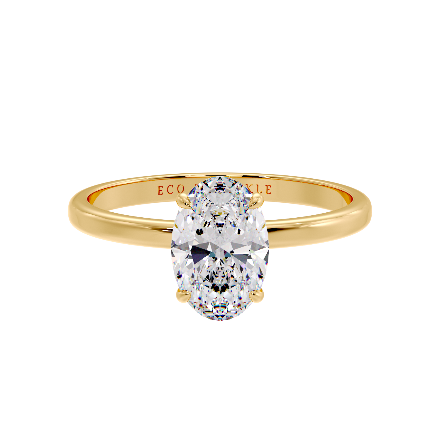 OVAL SOLITAIRE RING