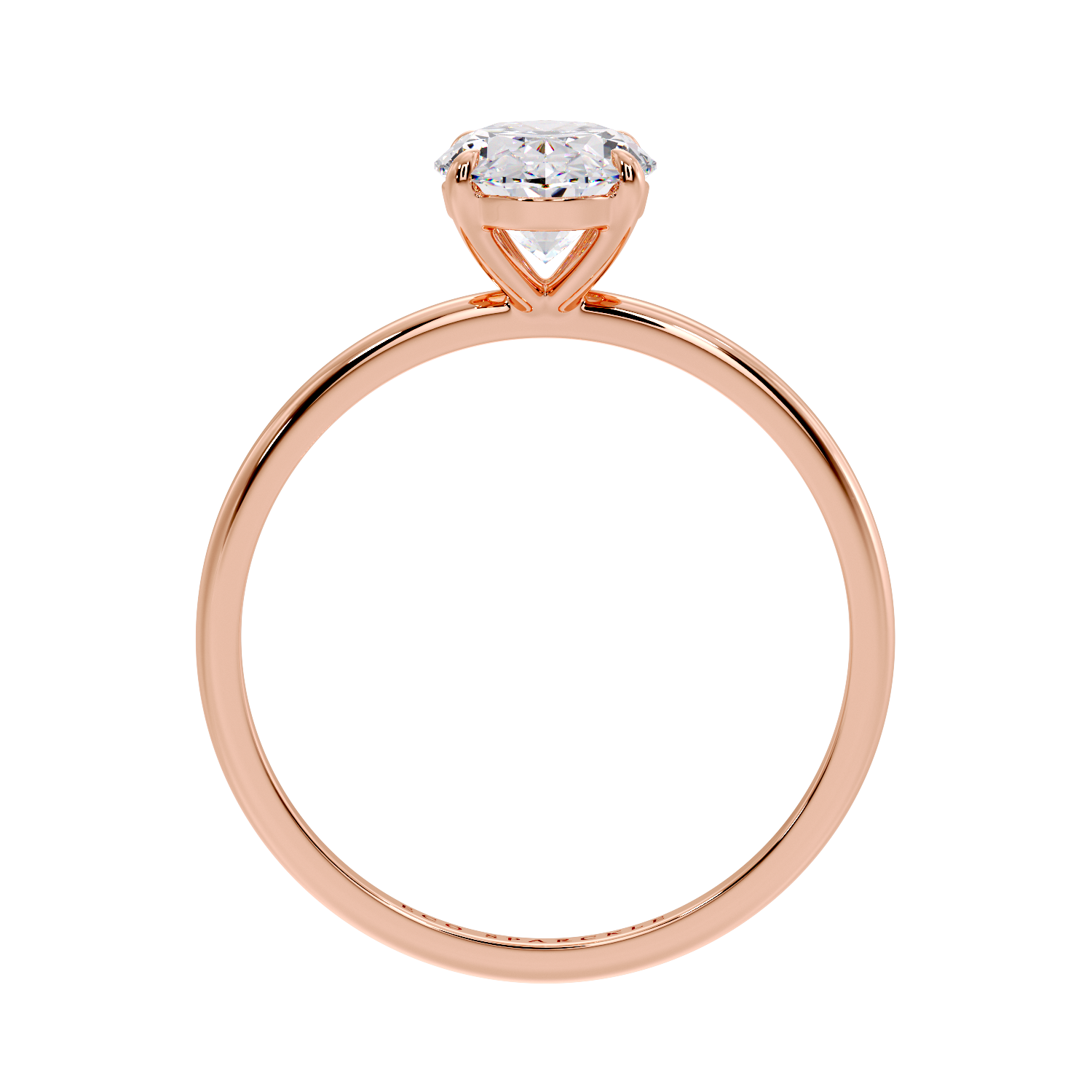 OVAL SOLITAIRE RING