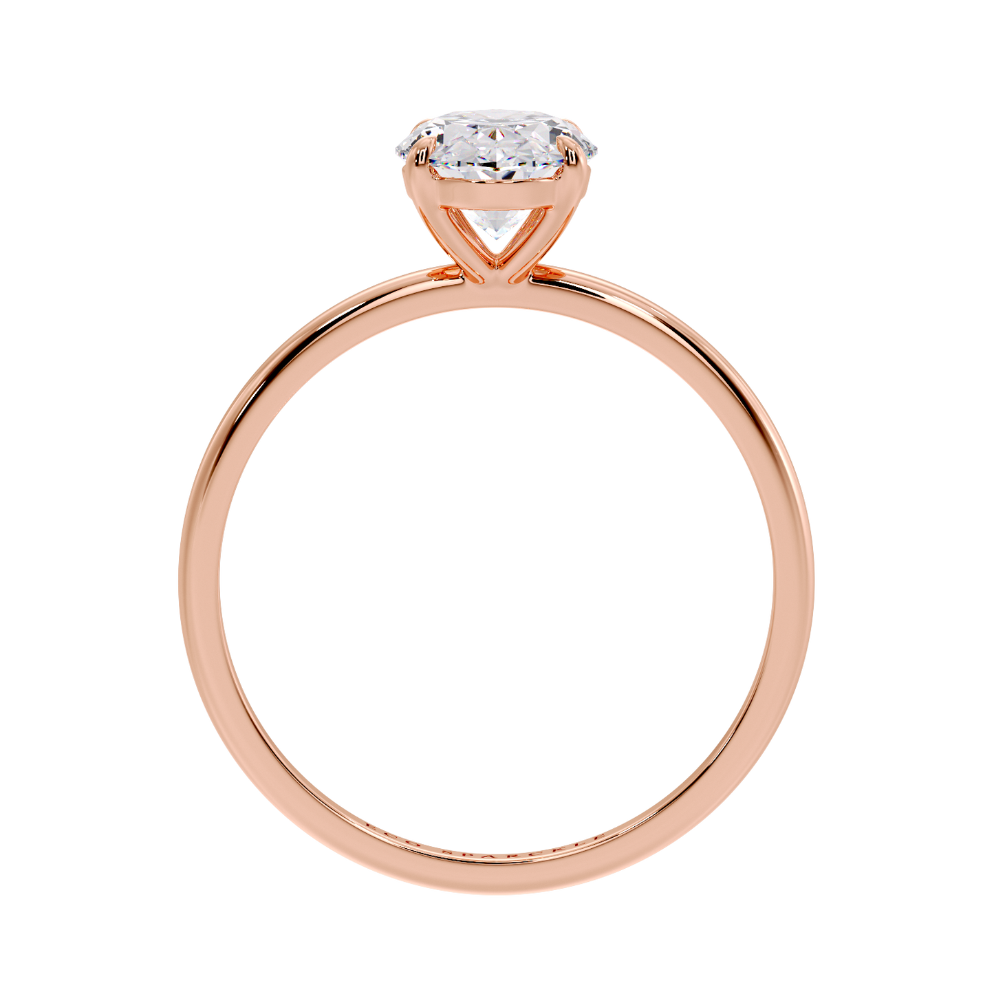 OVAL SOLITAIRE RING