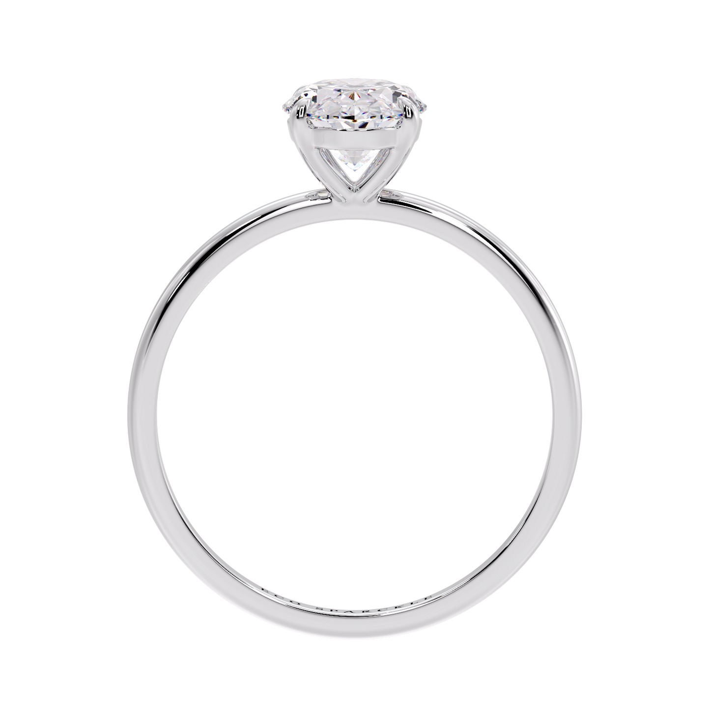 OVAL SOLITAIRE RING