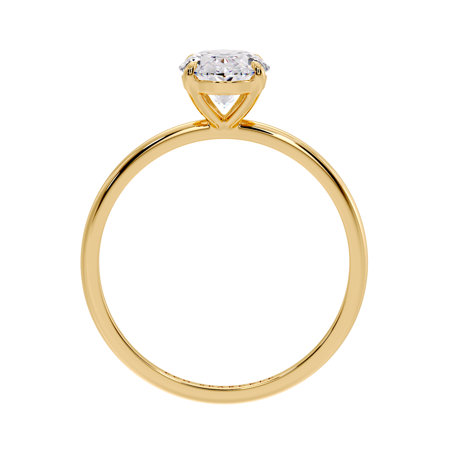 OVAL SOLITAIRE RING