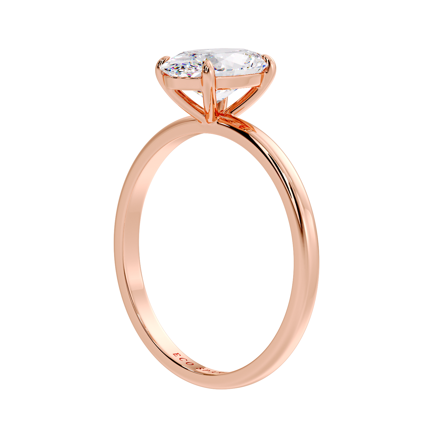 OVAL SOLITAIRE RING