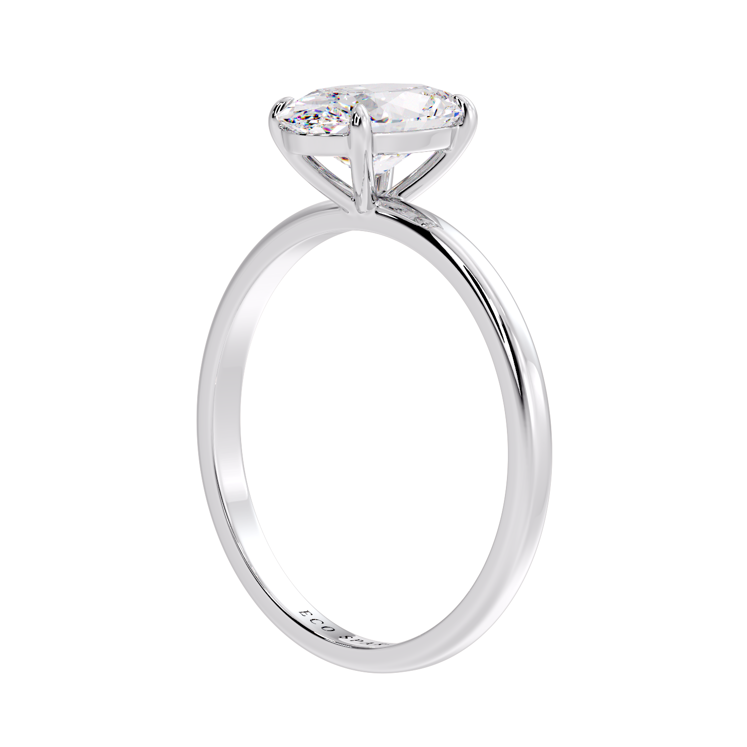 OVAL SOLITAIRE RING