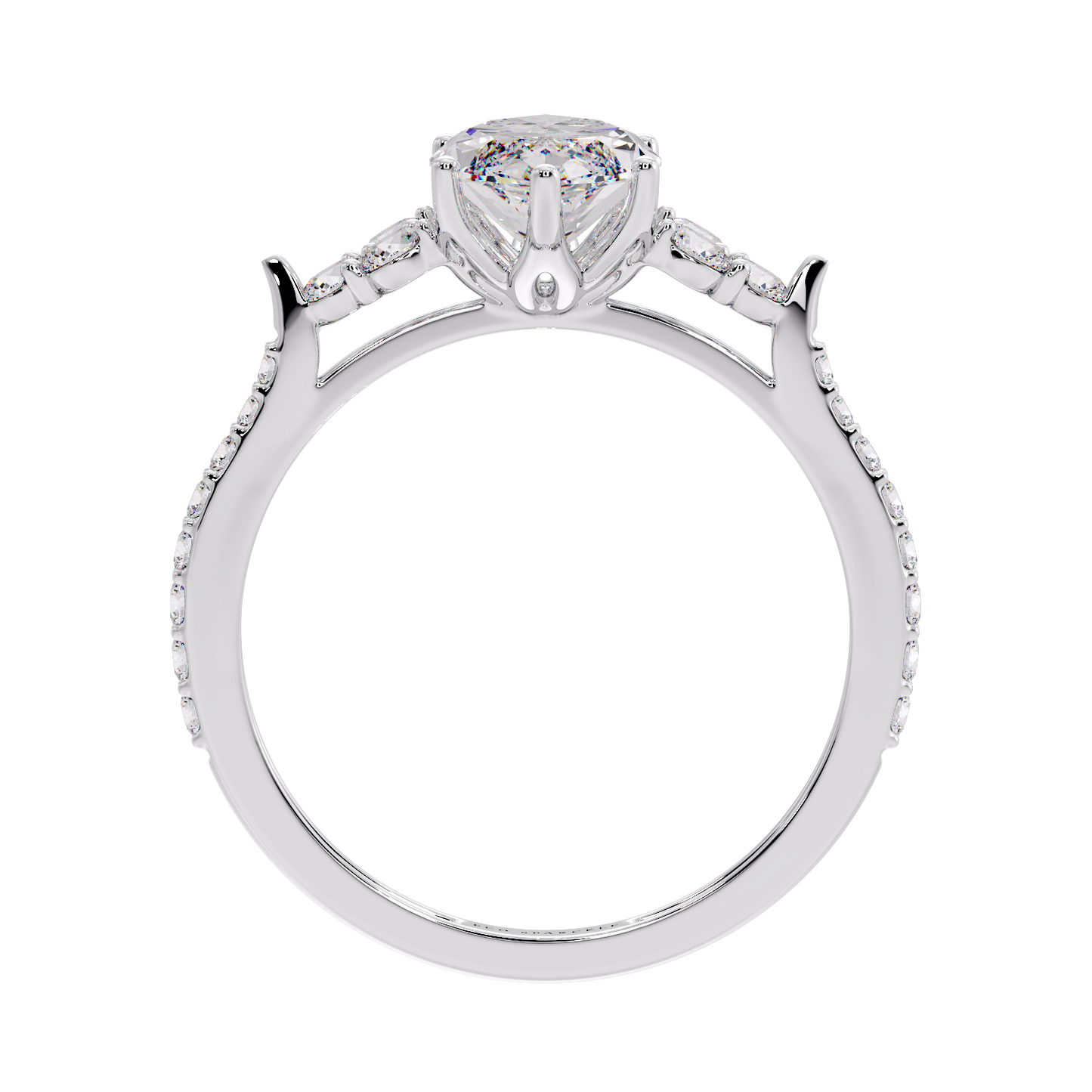 MARQUISE AND SIDE DIAMOND RING