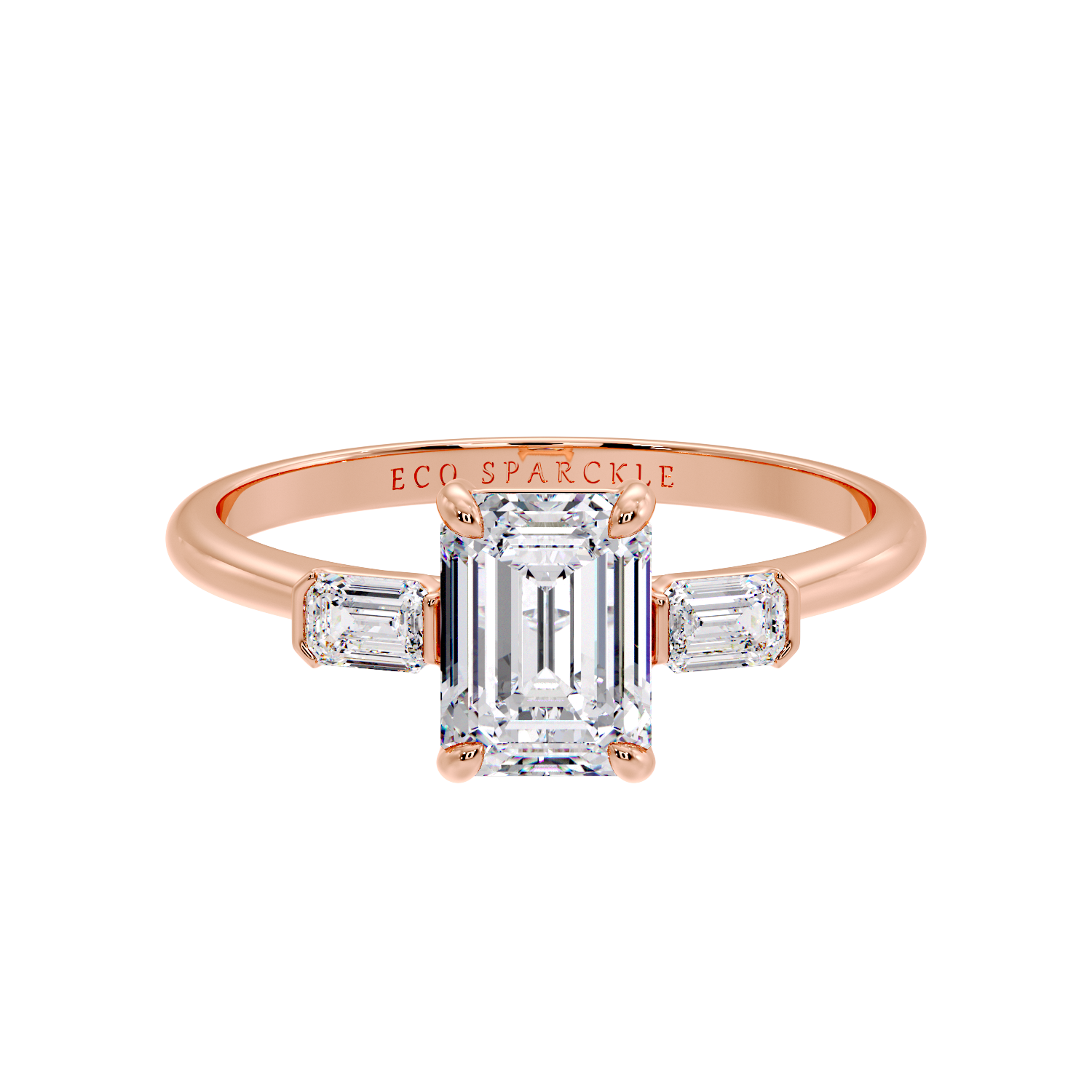 3 EMERALD RING