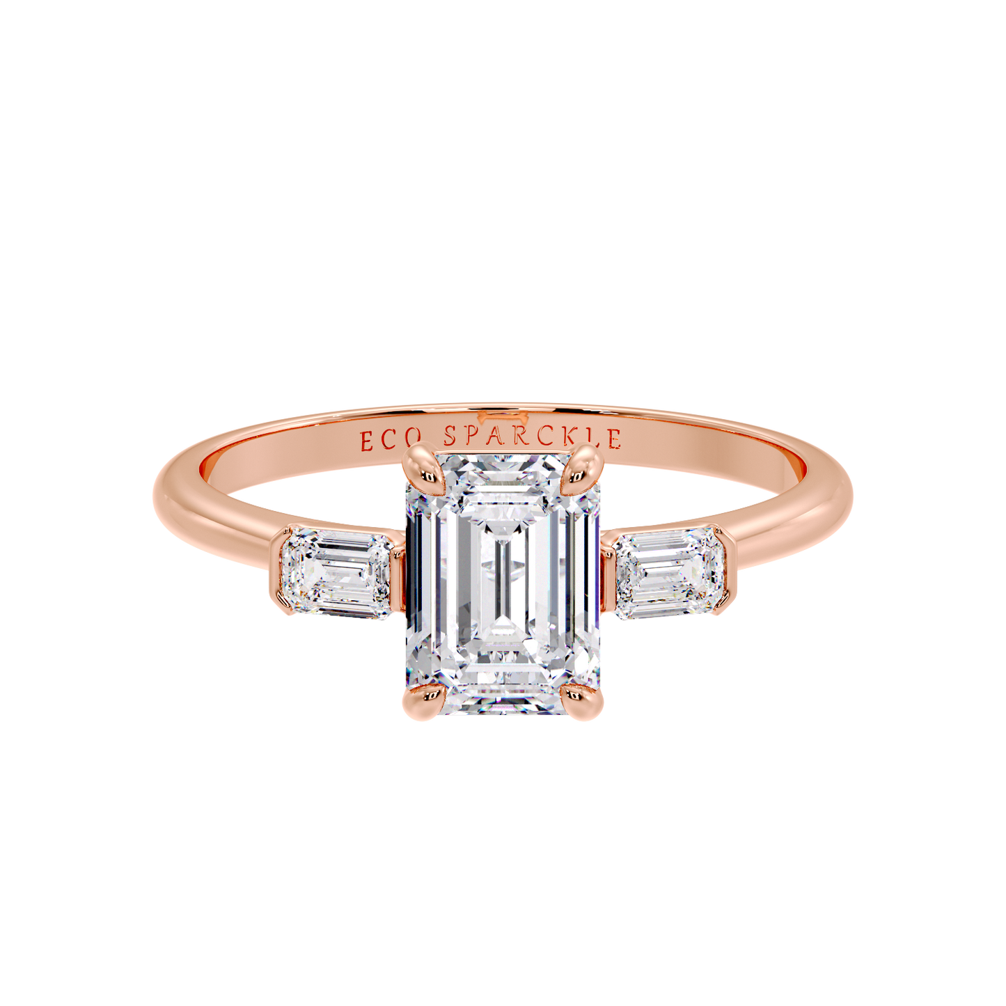 3 EMERALD RING