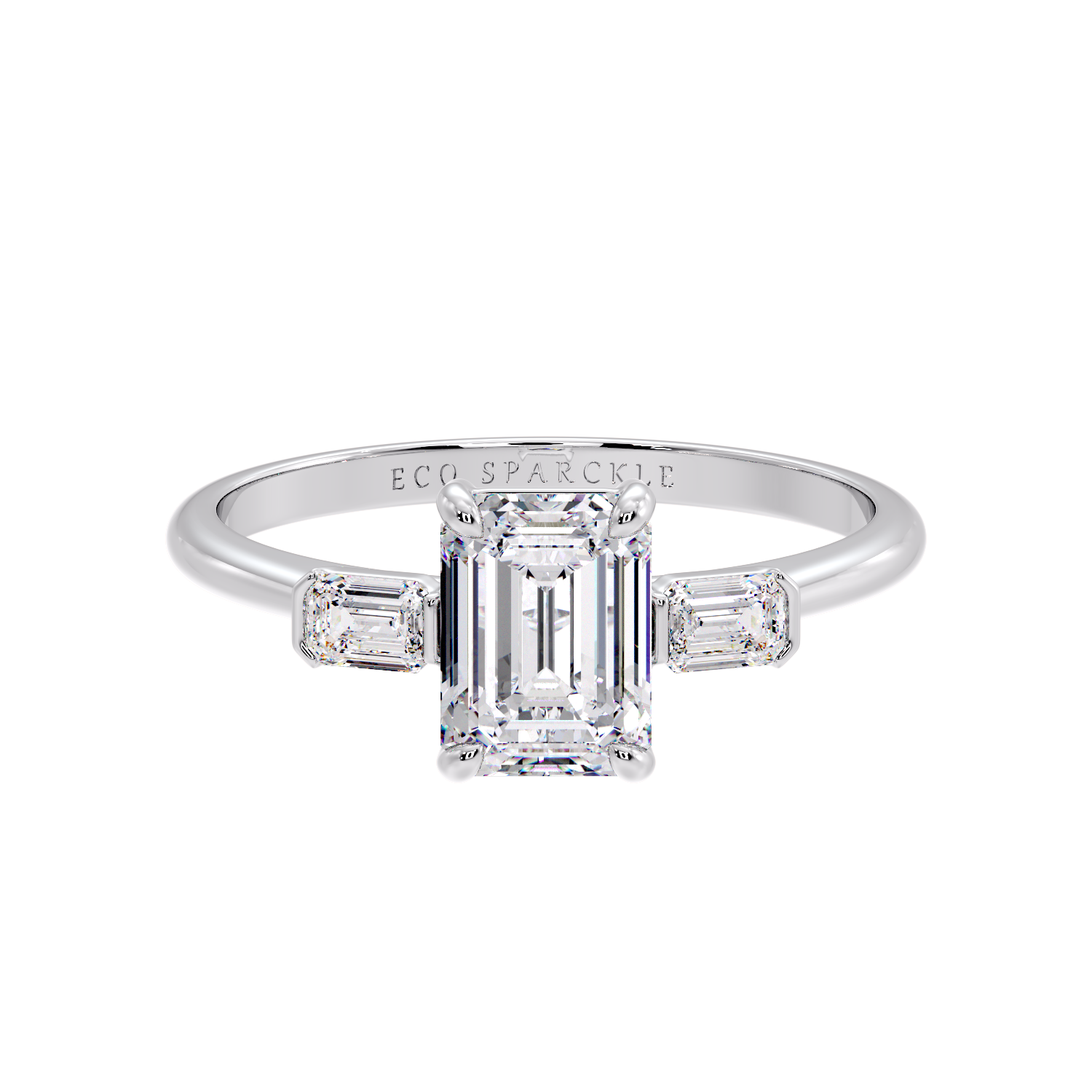 3 EMERALD RING