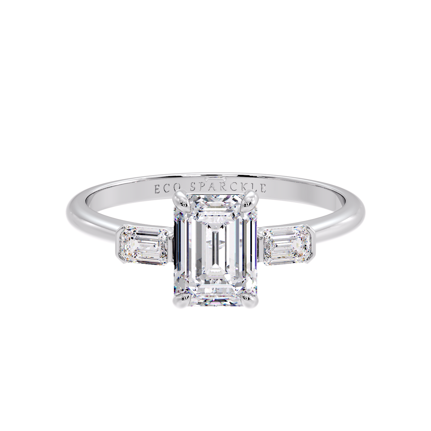 3 EMERALD RING