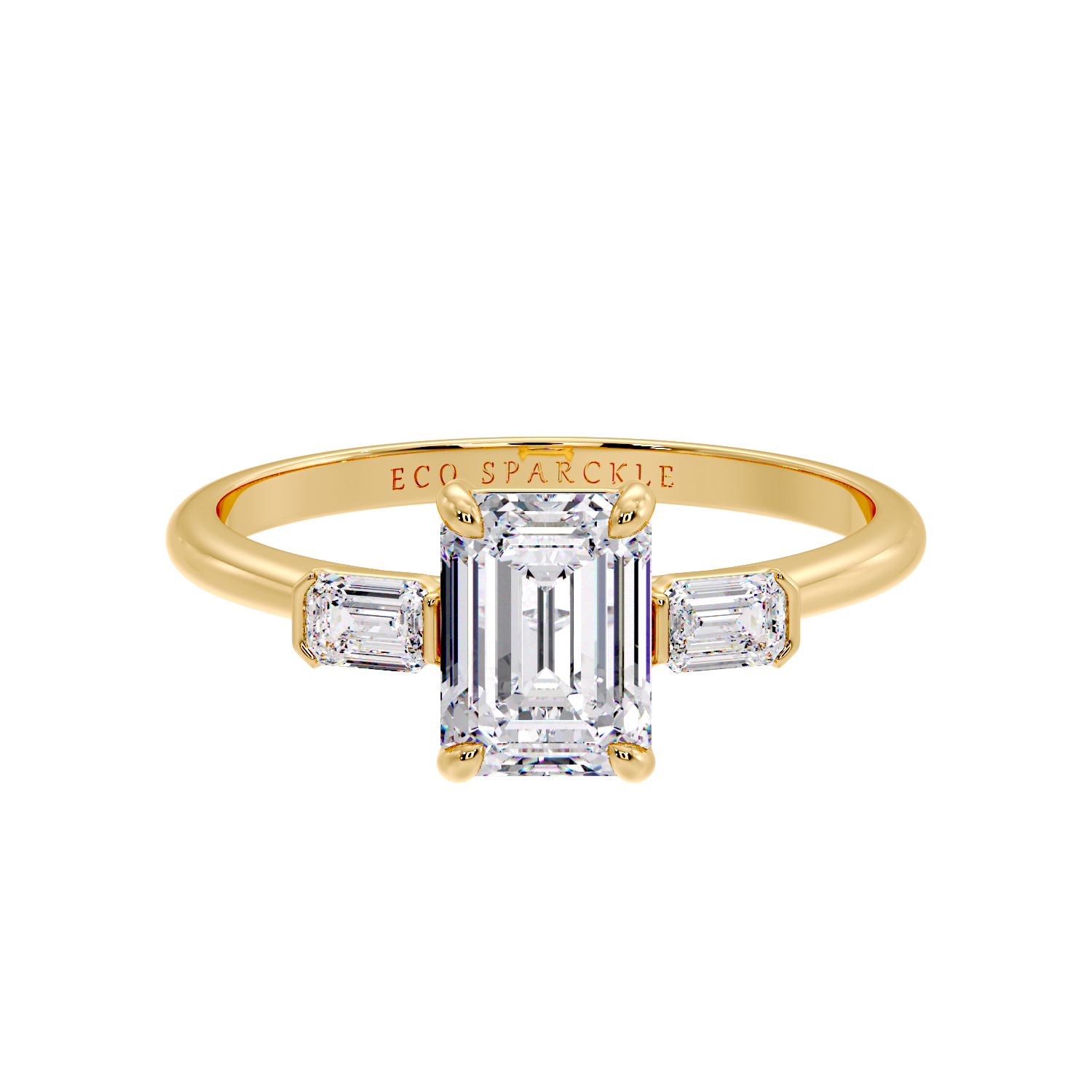 3 EMERALD RING