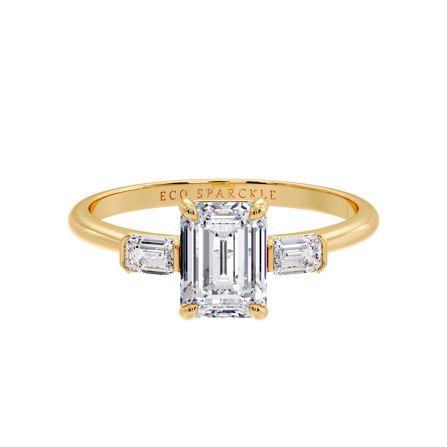 3 EMERALD RING