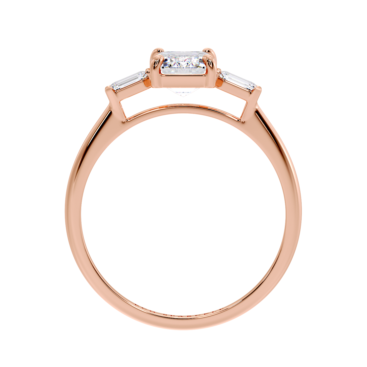 3 EMERALD RING