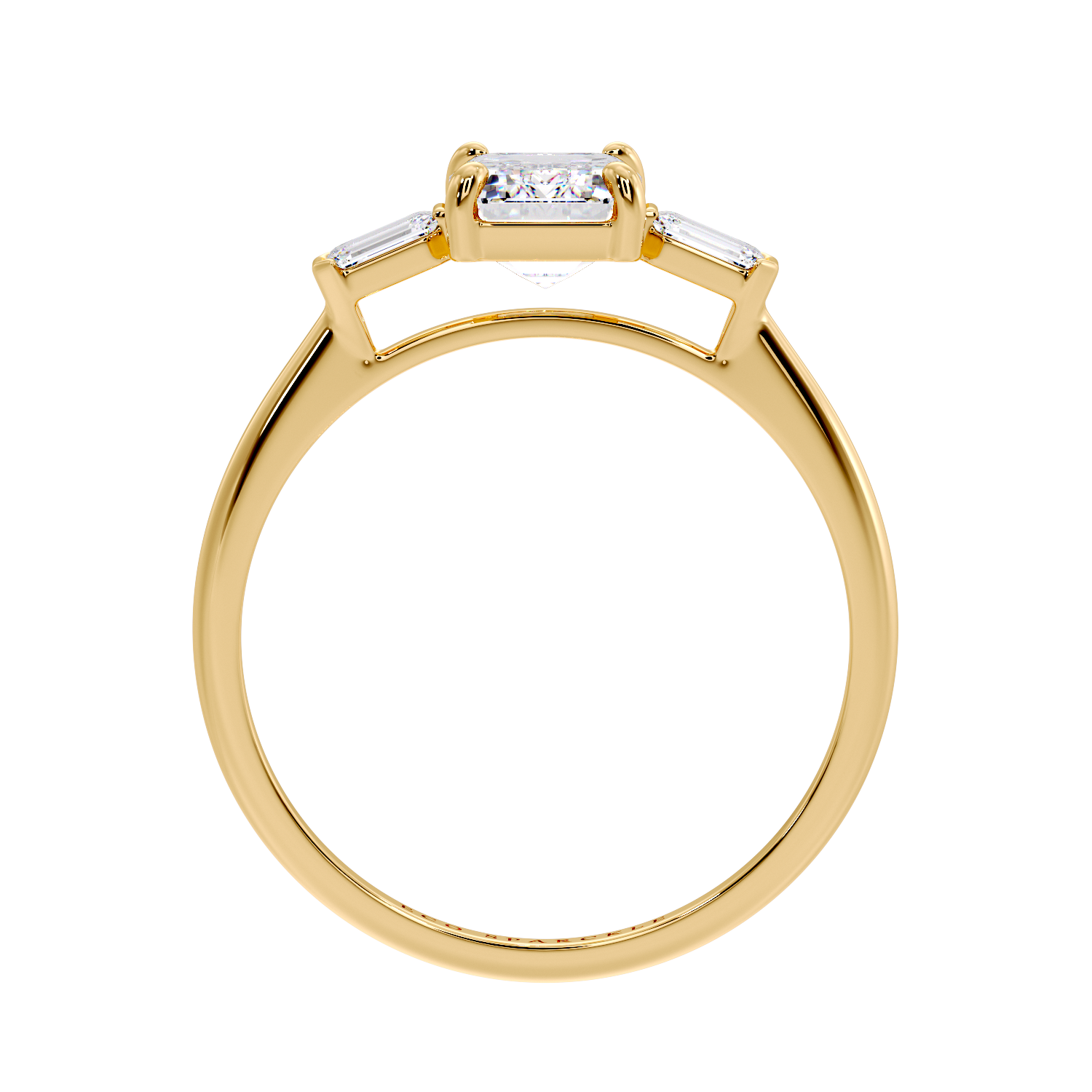 3 EMERALD RING