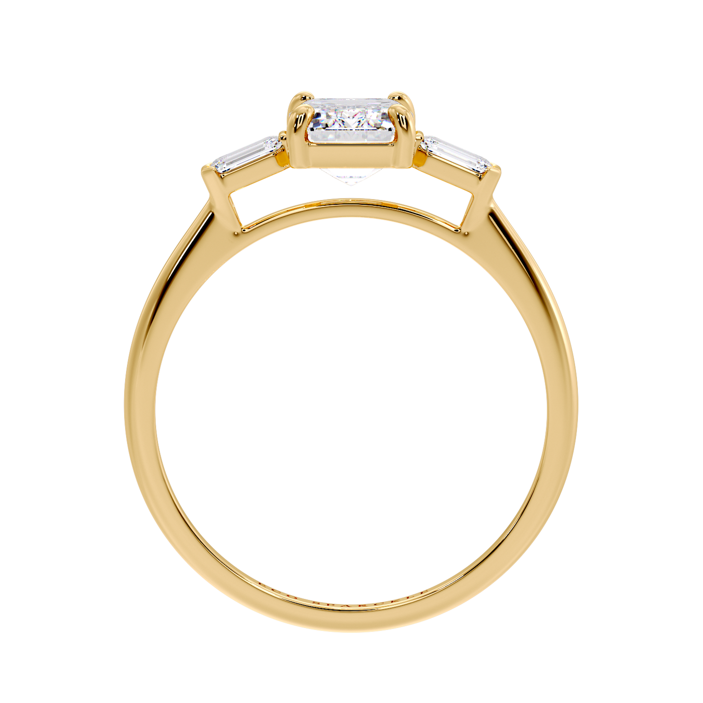3 EMERALD RING
