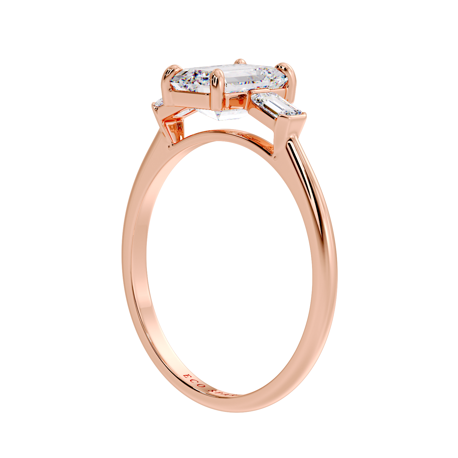 3 EMERALD RING