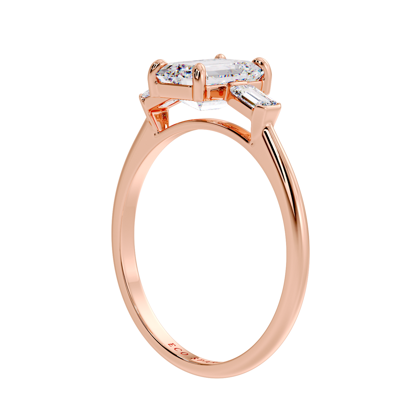 3 EMERALD RING