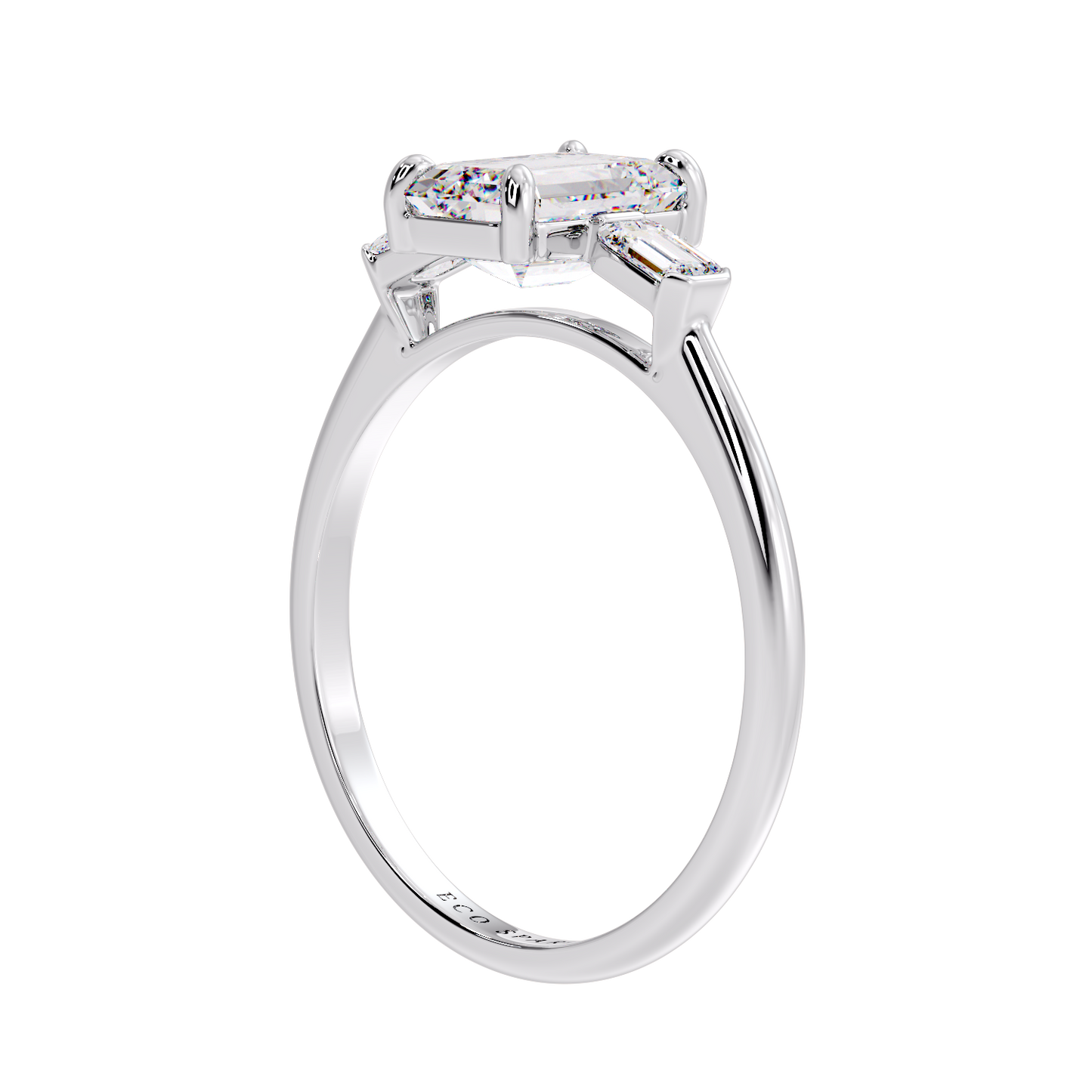 3 EMERALD RING