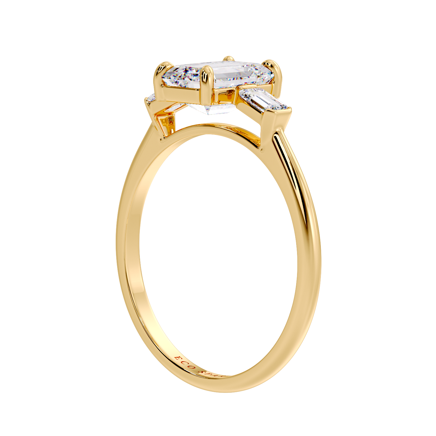 3 EMERALD RING