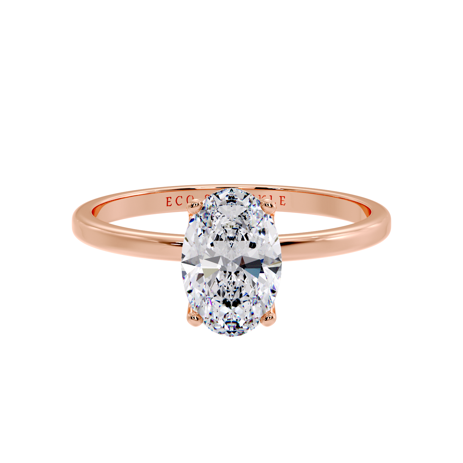 Oval Solitaire Ring