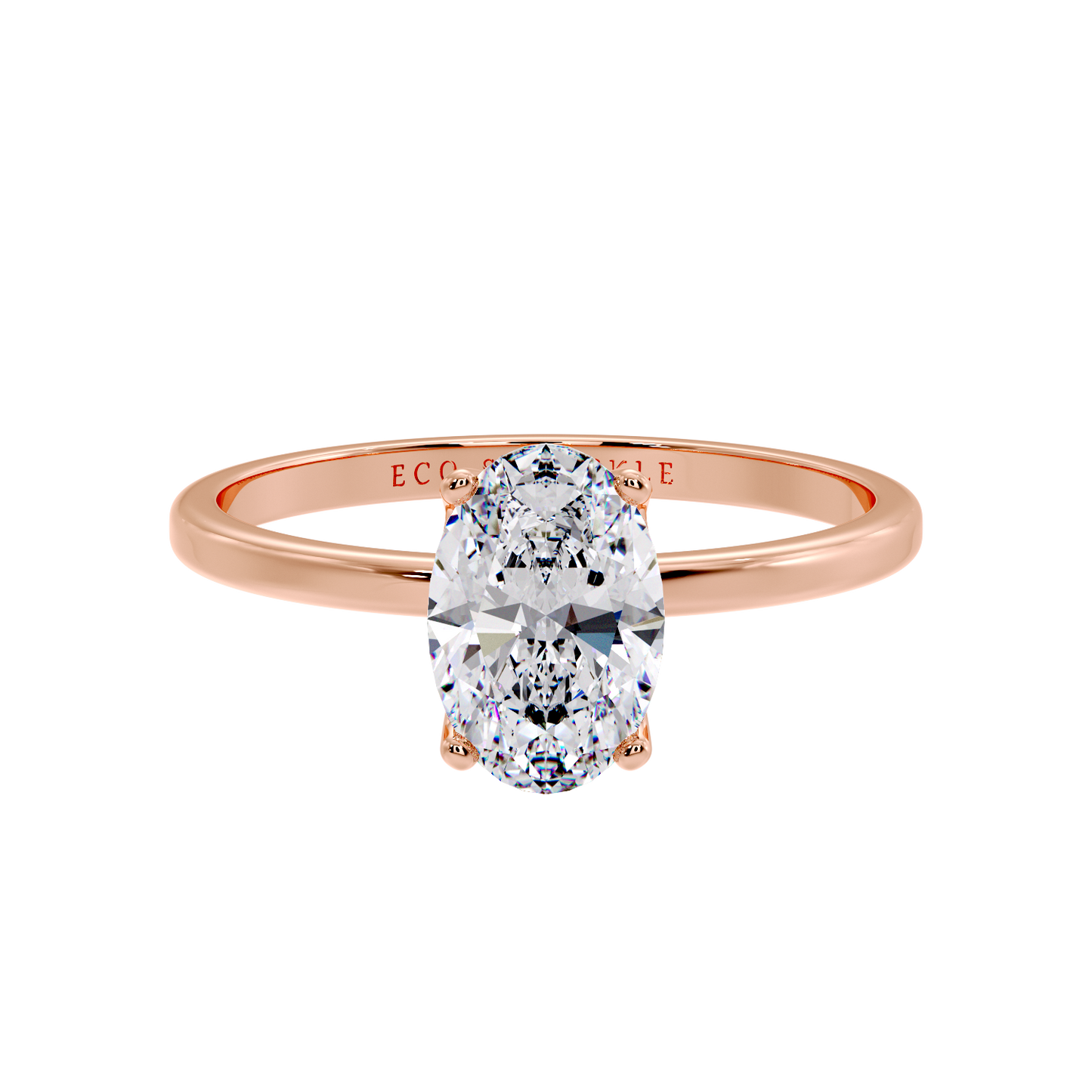 Oval Solitaire Ring