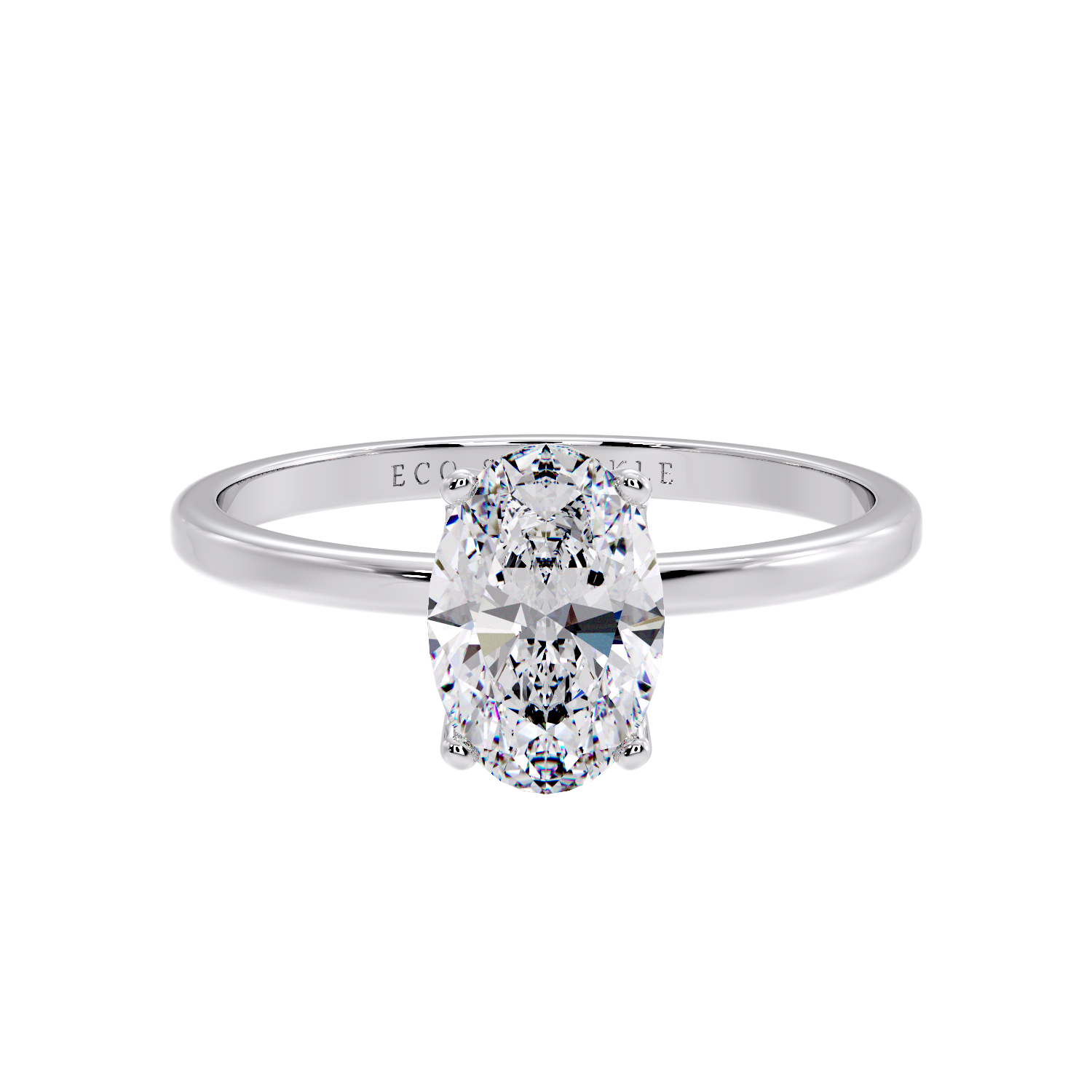 Oval Solitaire Ring
