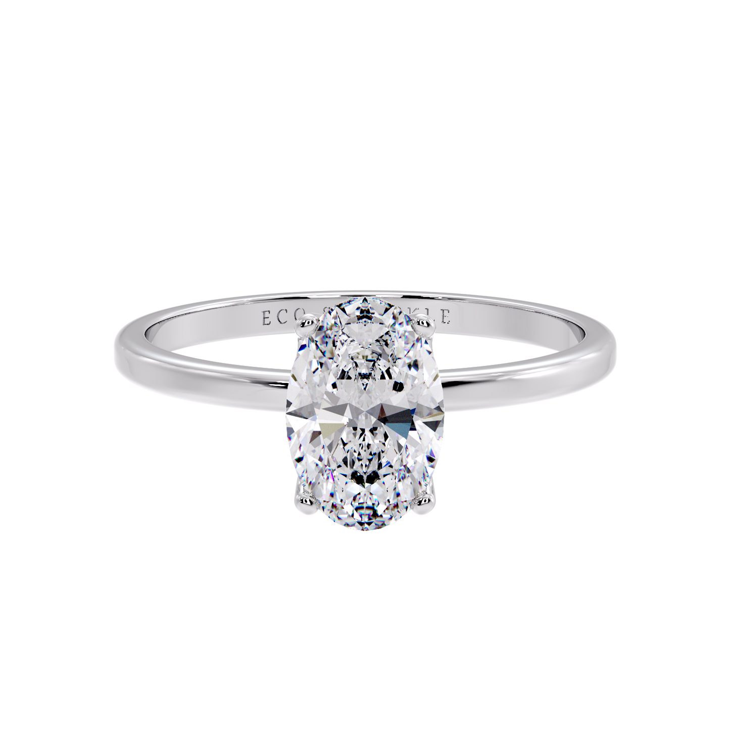 Oval Solitaire Ring