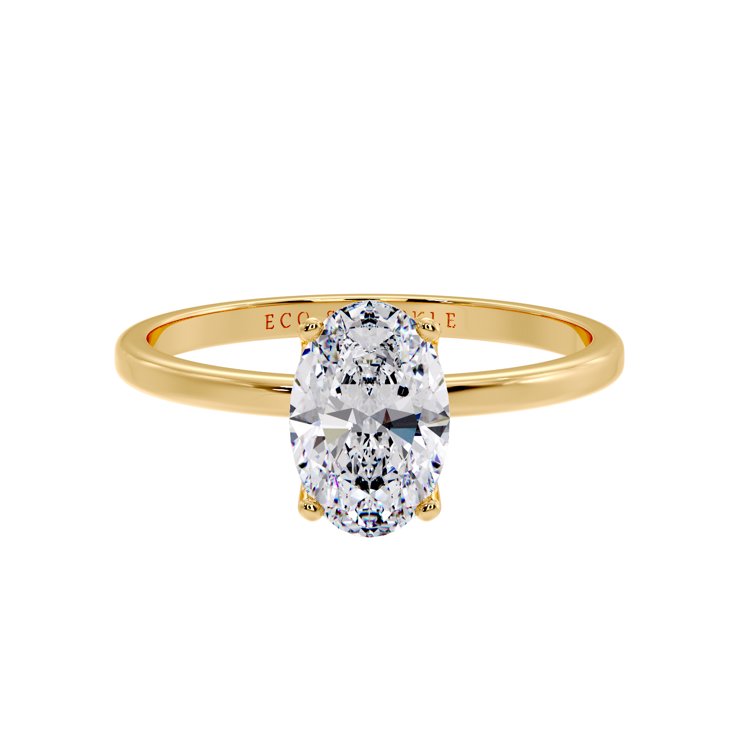 Oval Solitaire Ring