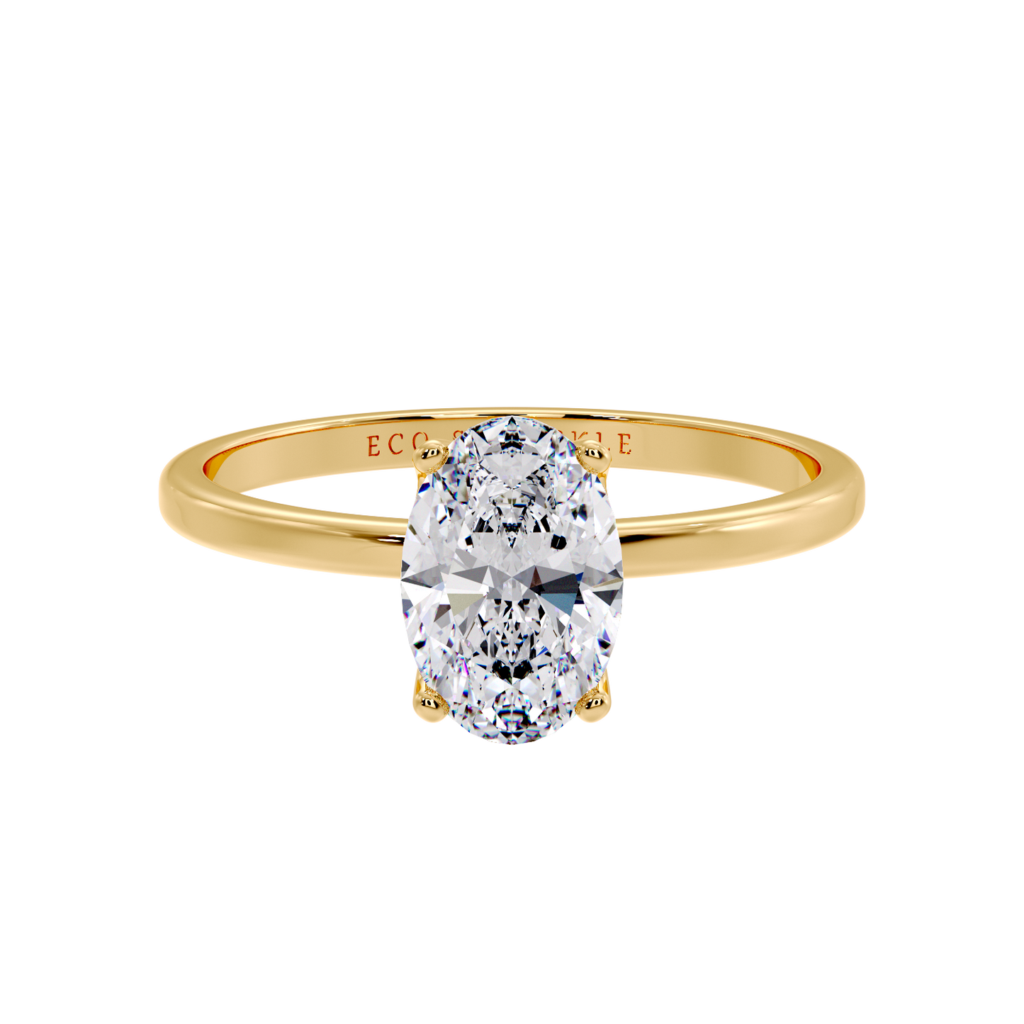 Oval Solitaire Ring