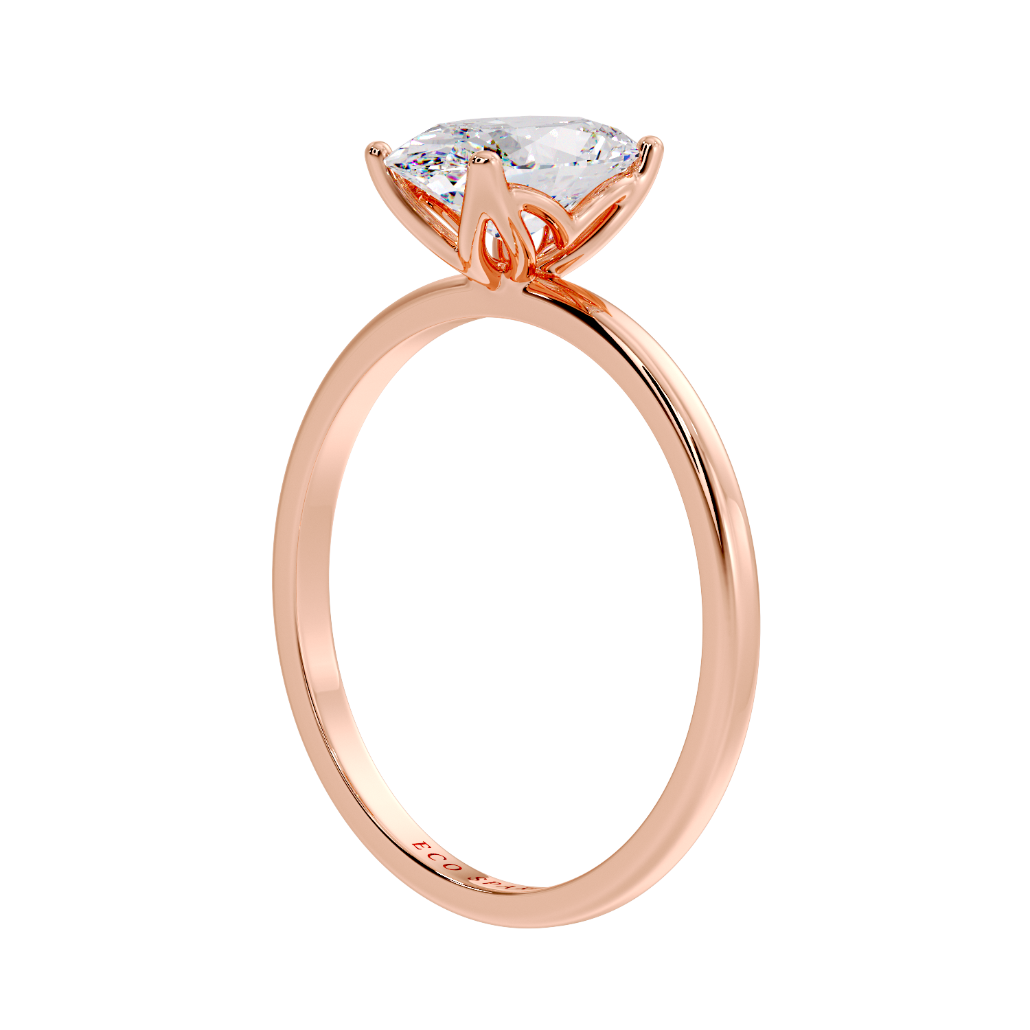Oval Solitaire Ring
