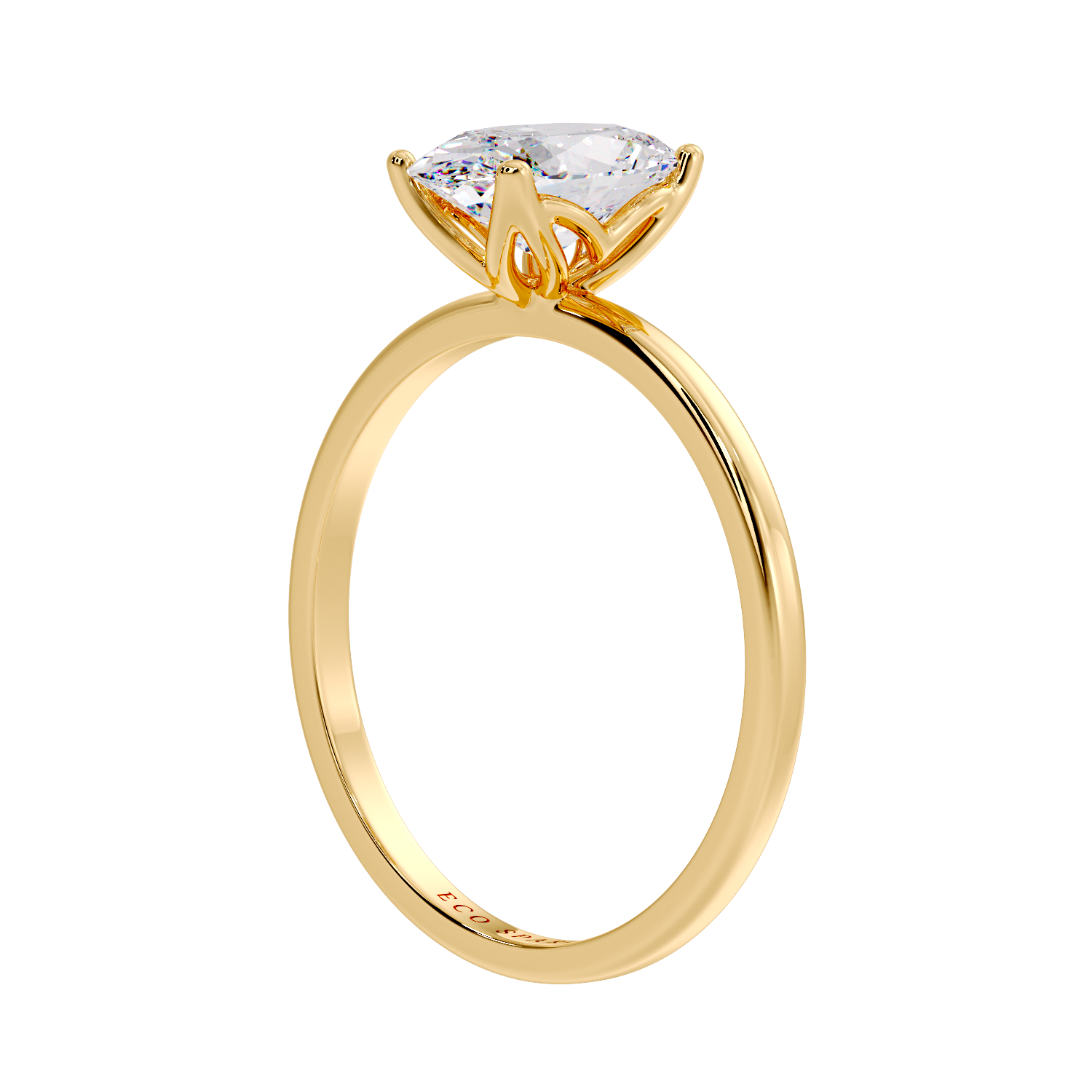 Oval Solitaire Ring
