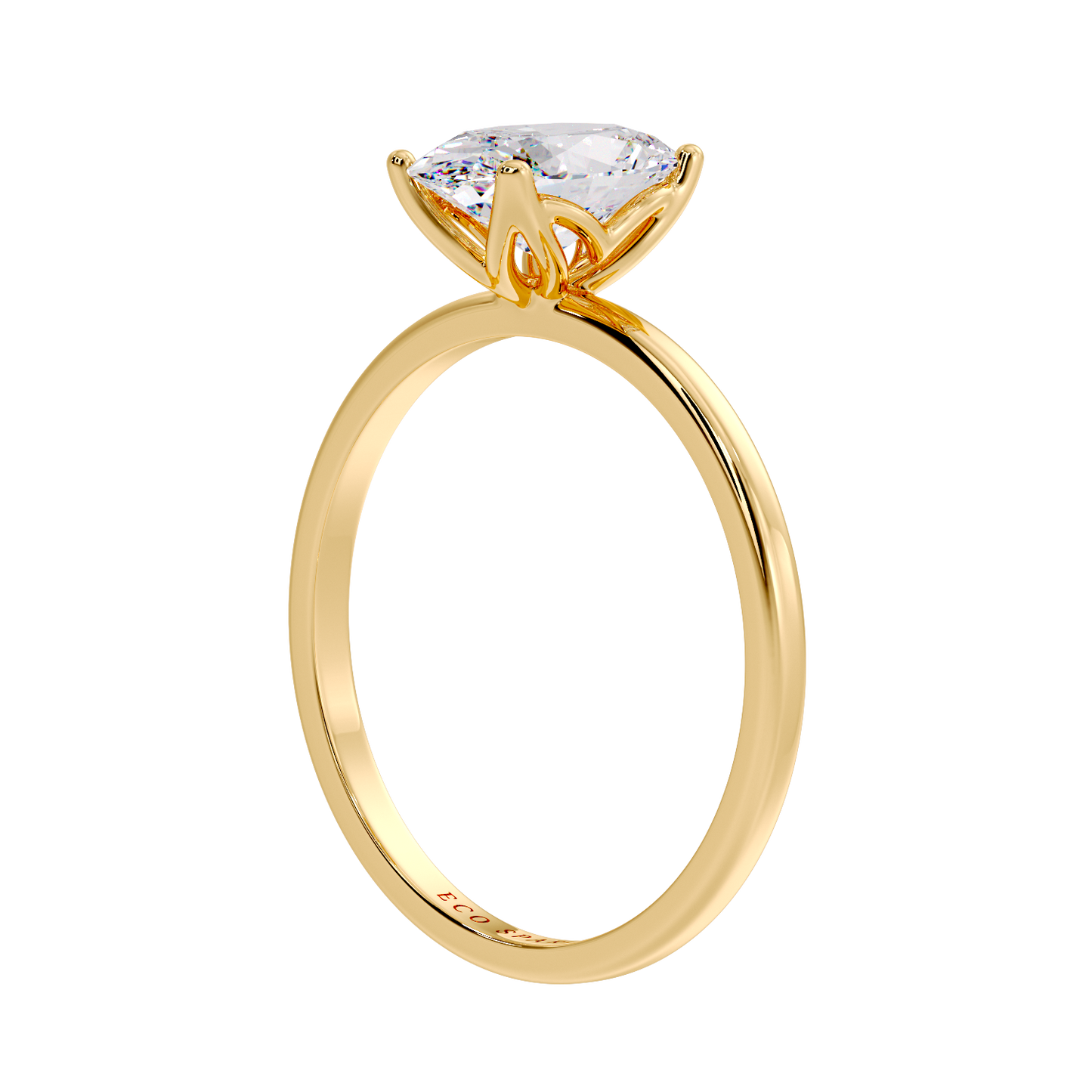 Oval Solitaire Ring