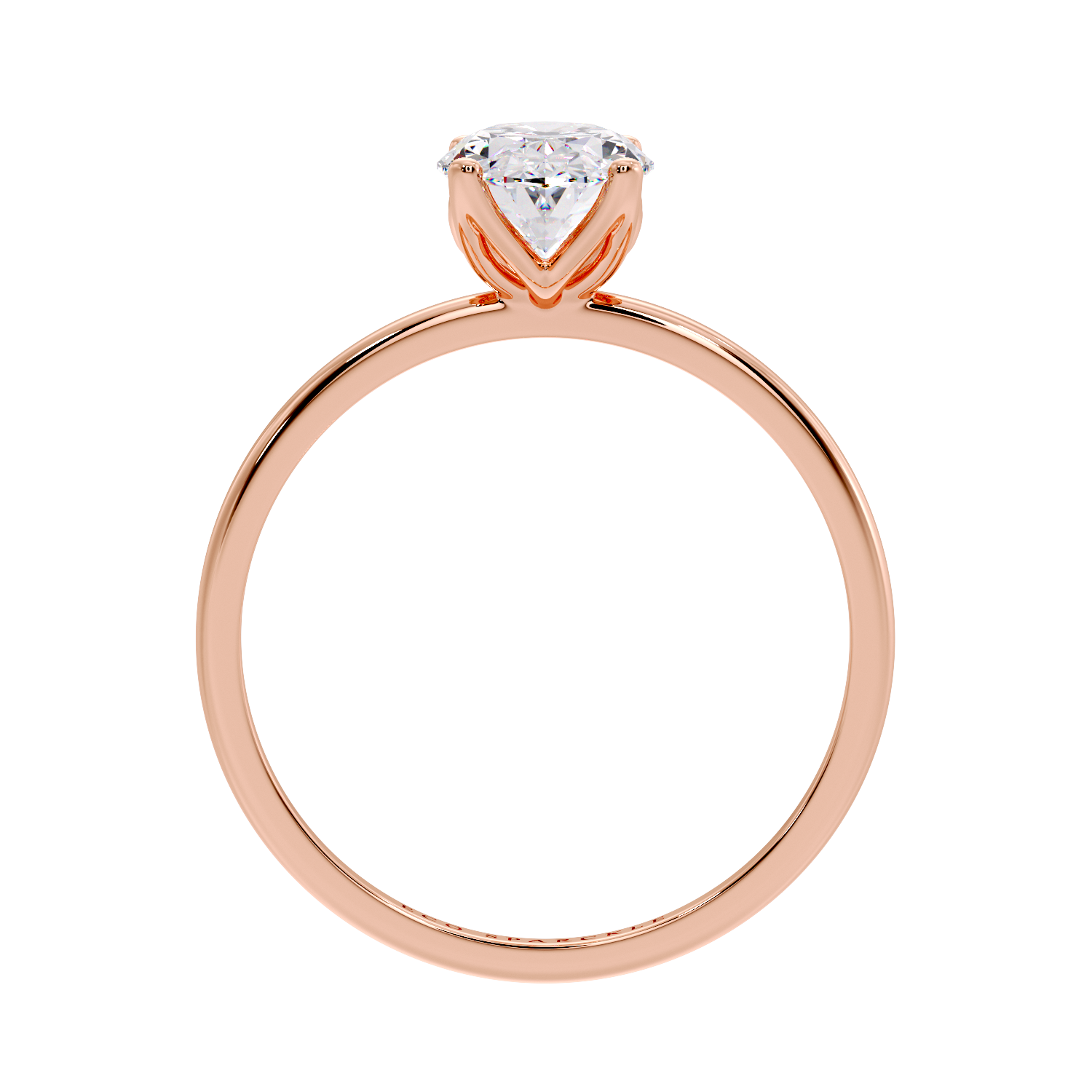 Oval Solitaire Ring