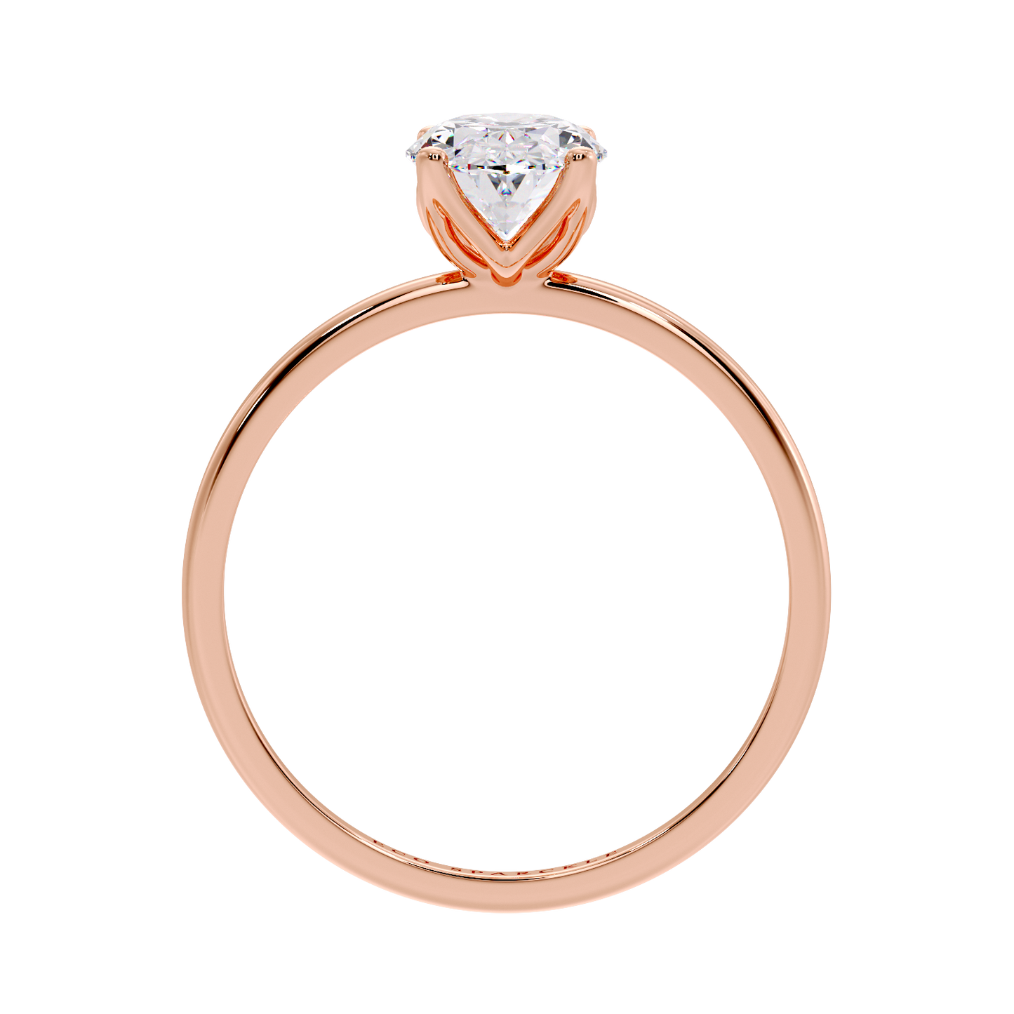 Oval Solitaire Ring