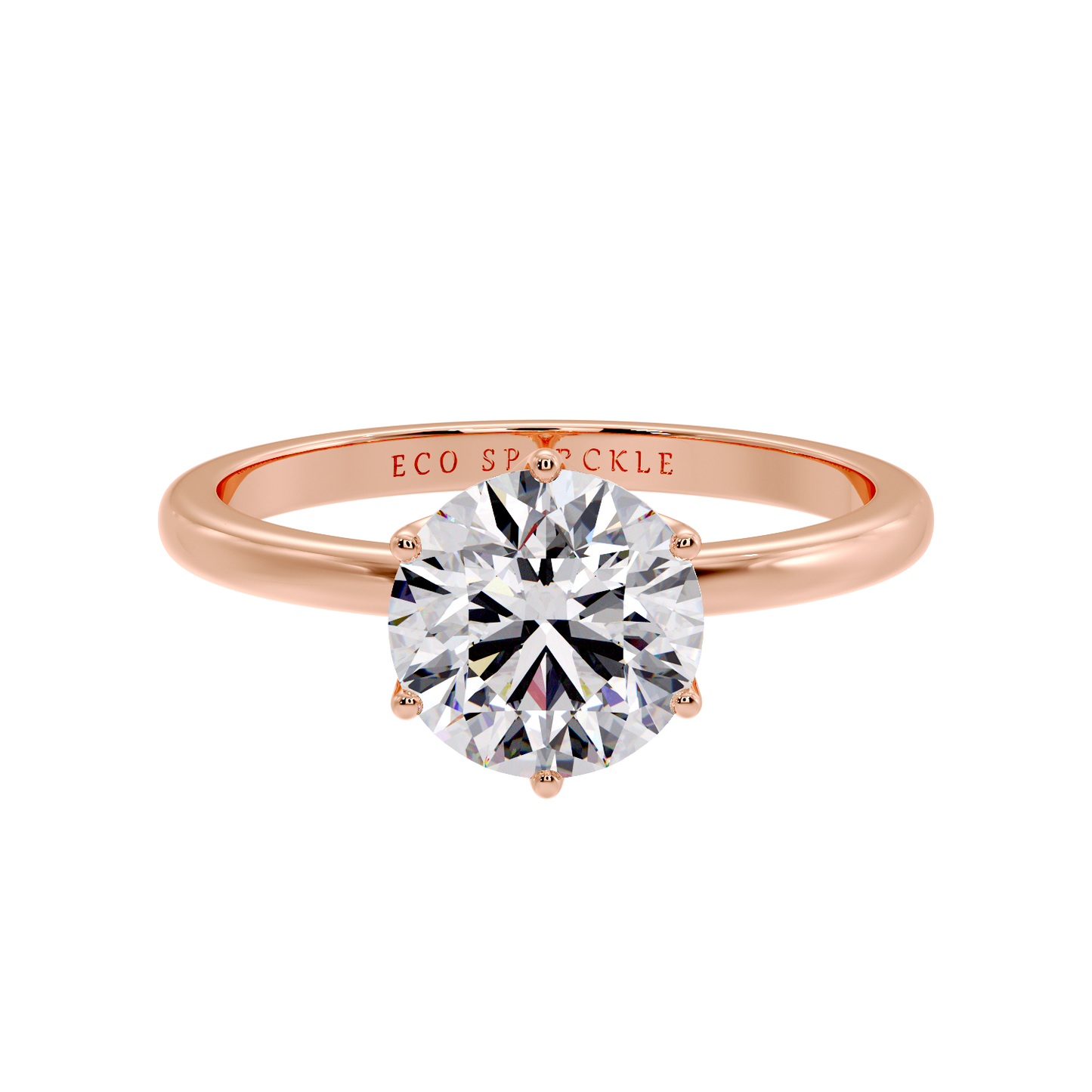 6 PRONG ROUND DIAMOND RING
