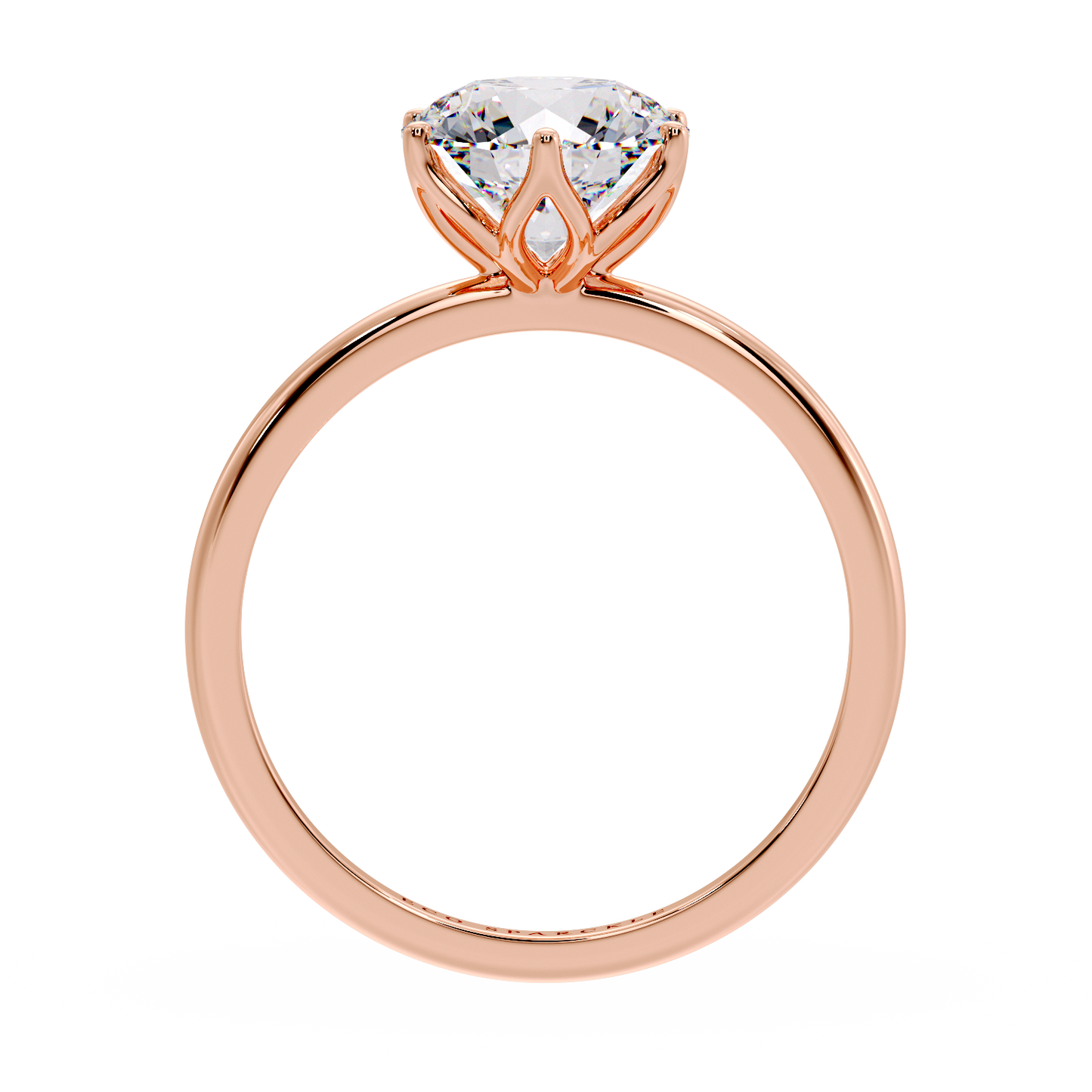 6 PRONG ROUND DIAMOND RING