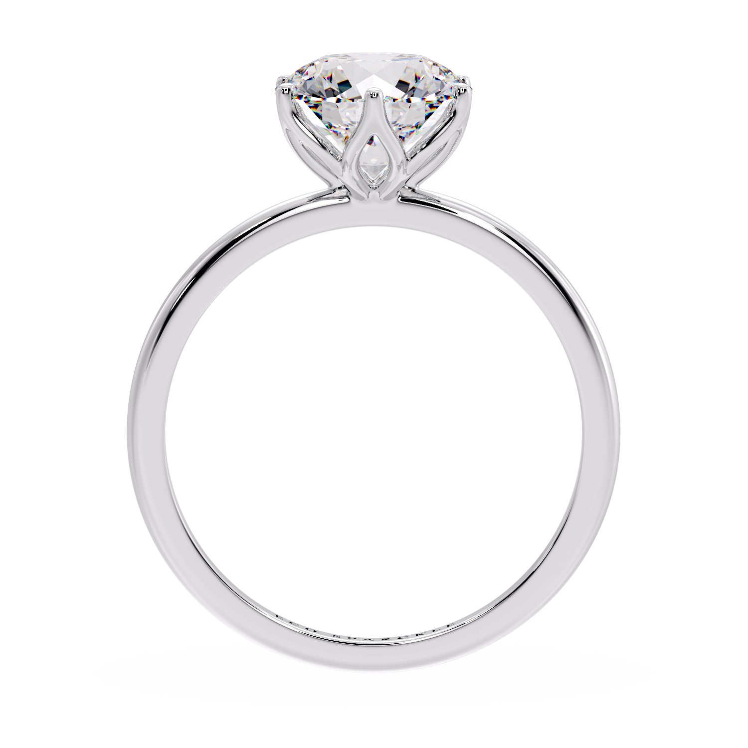 6 PRONG ROUND DIAMOND RING