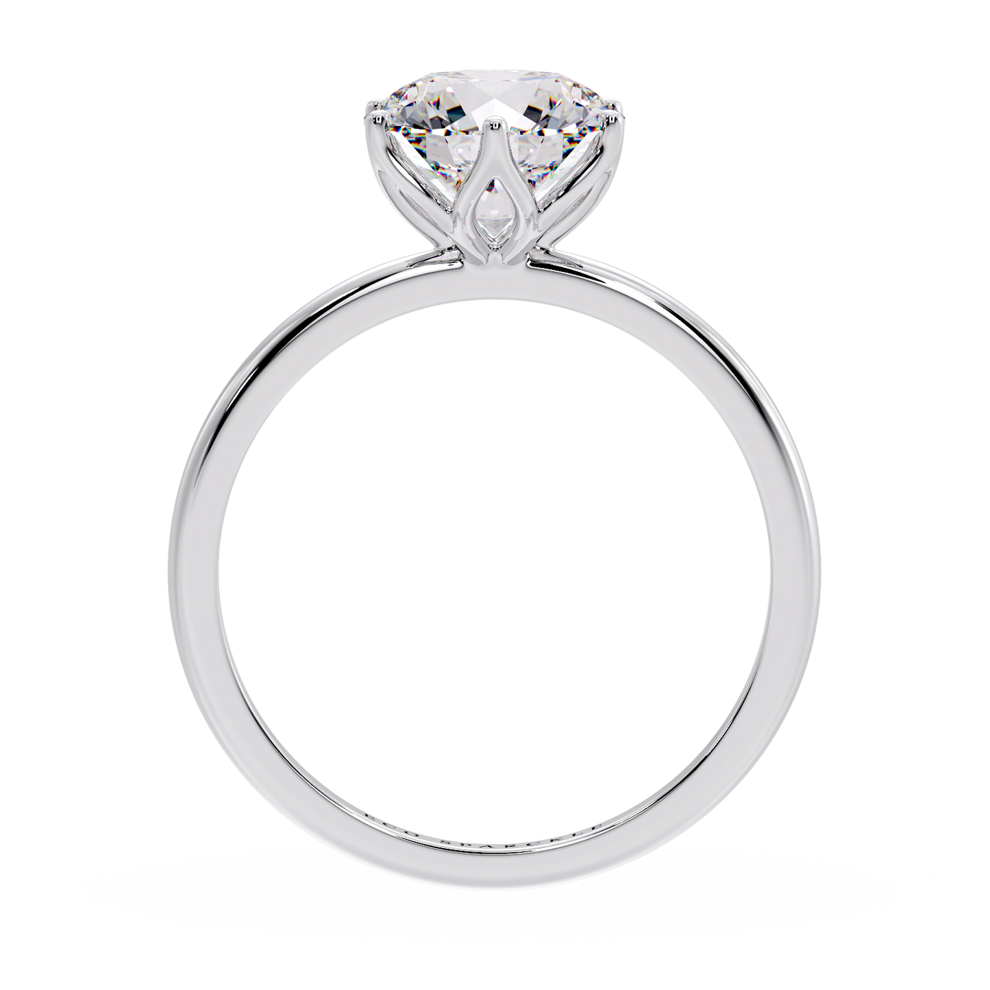 6 PRONG ROUND DIAMOND RING
