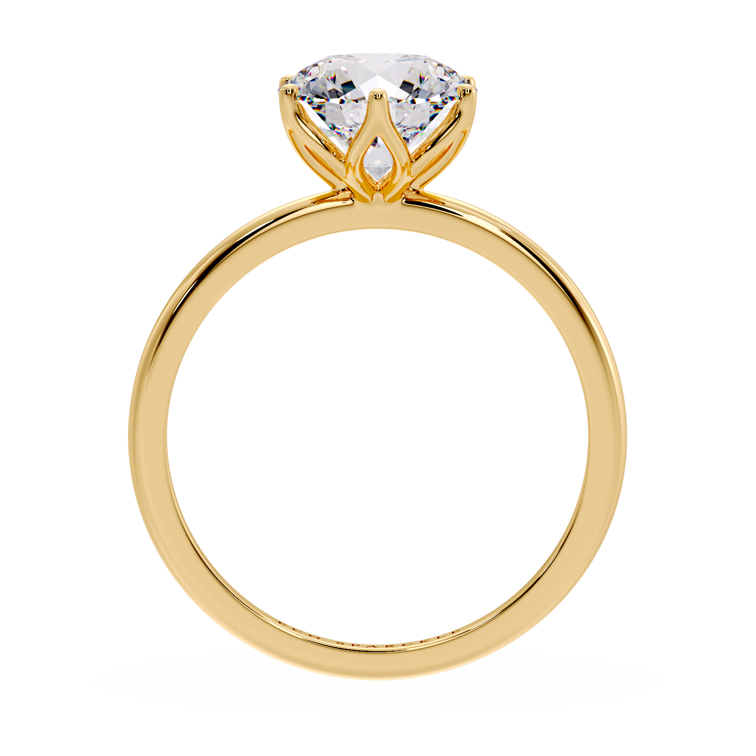 6 PRONG ROUND DIAMOND RING