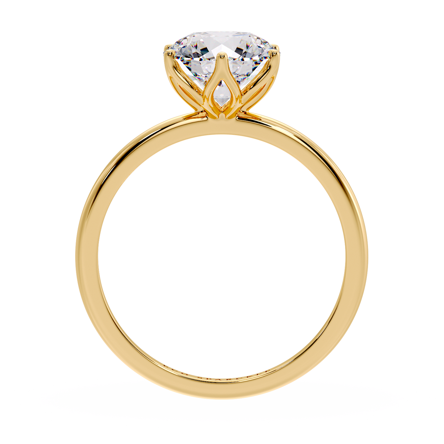 6 PRONG ROUND DIAMOND RING