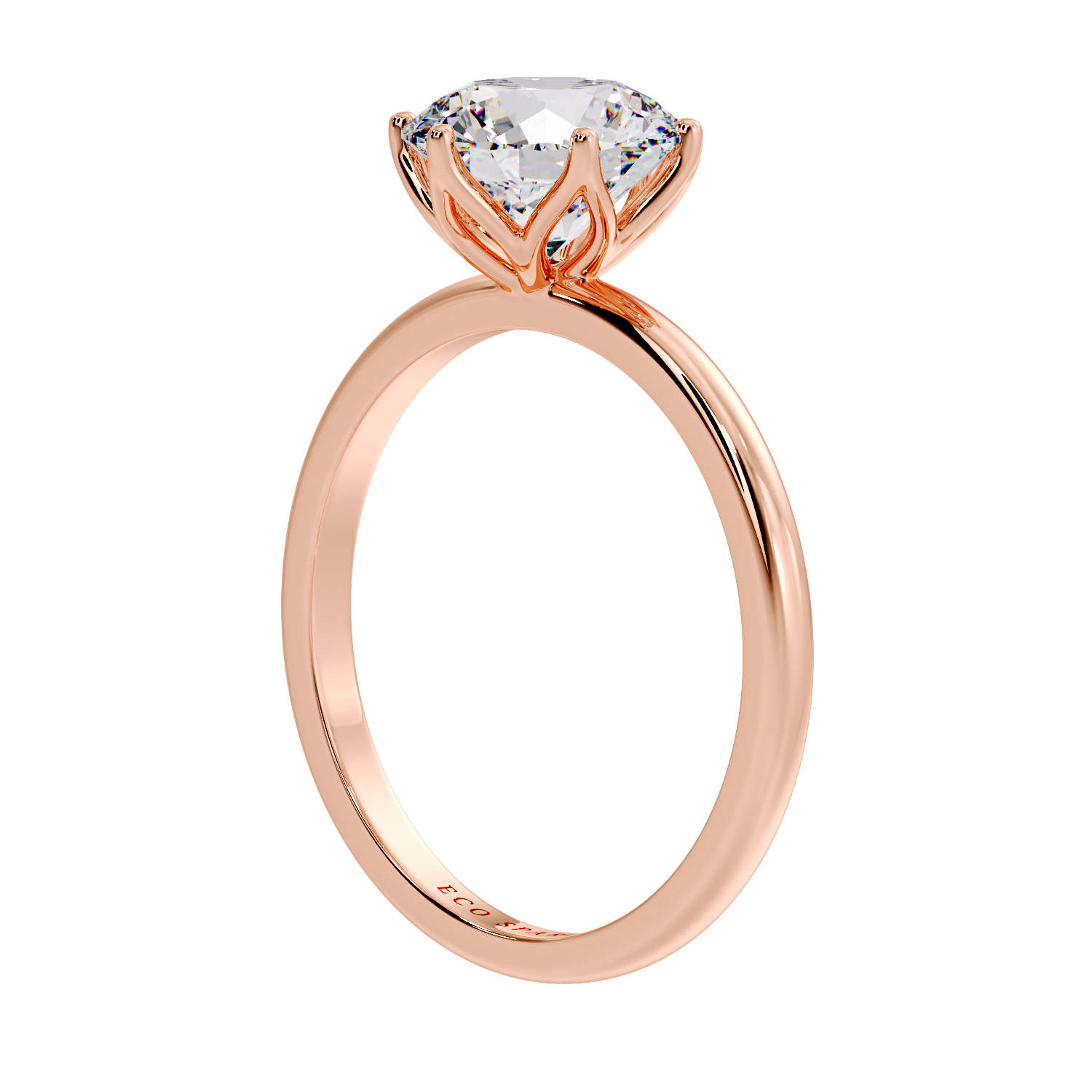 6 PRONG ROUND DIAMOND RING