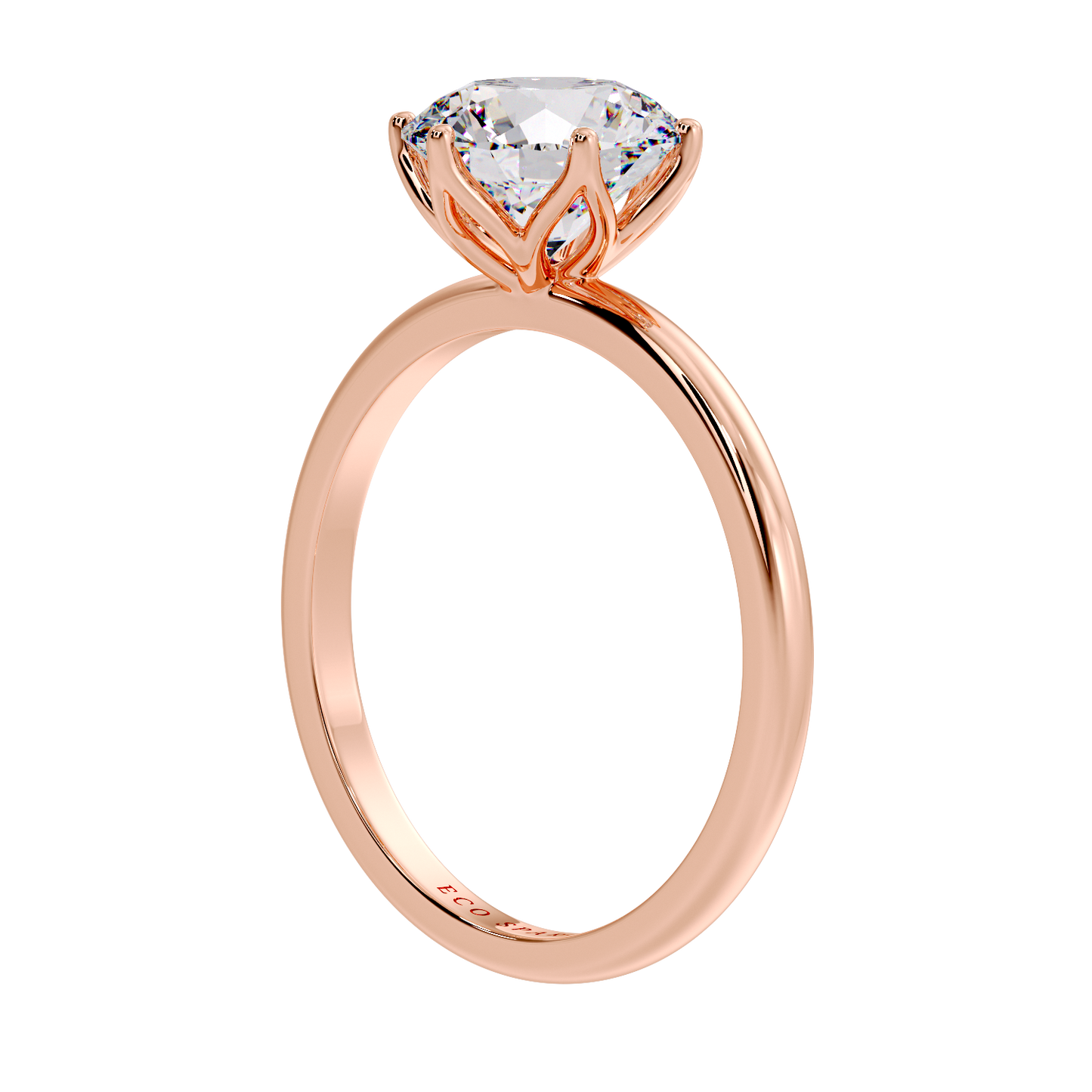 6 PRONG ROUND DIAMOND RING