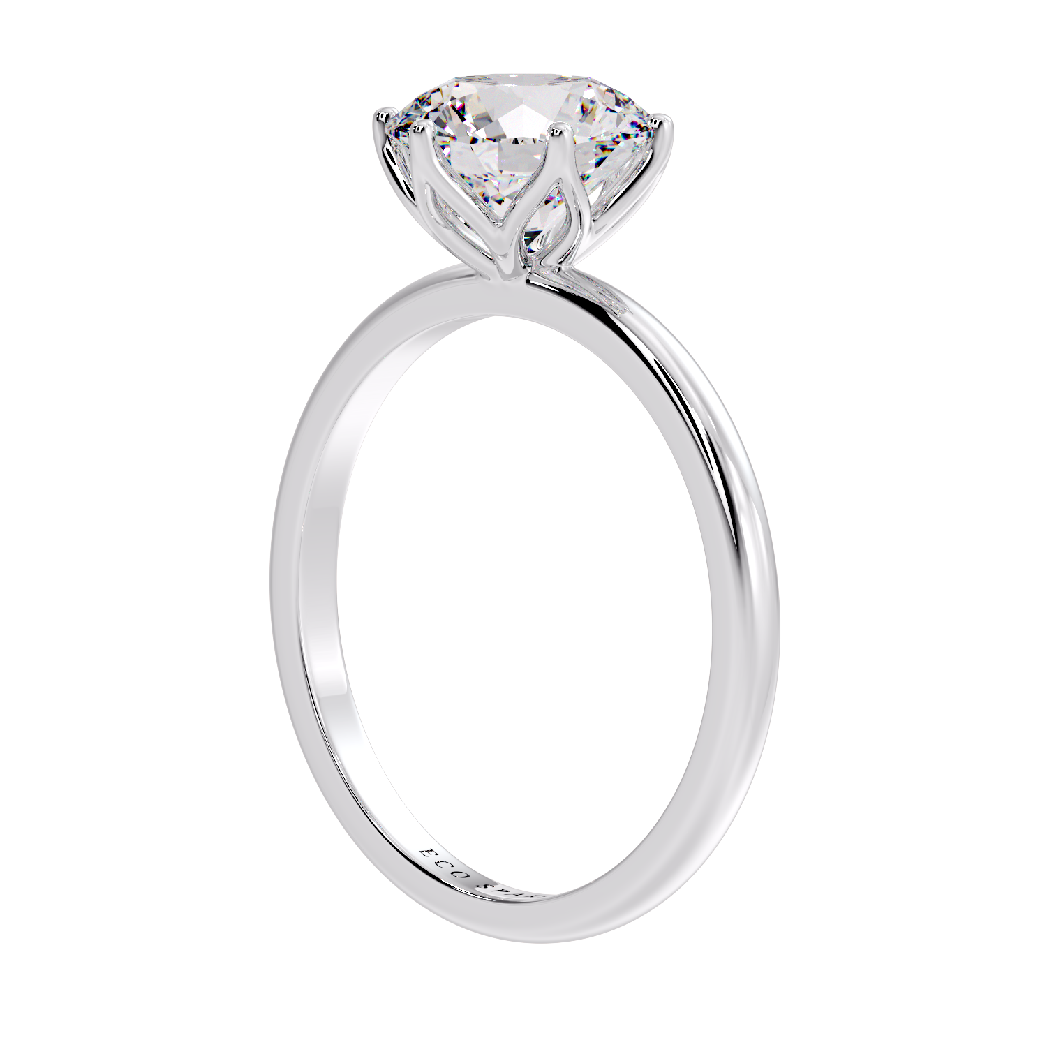 6 PRONG ROUND DIAMOND RING